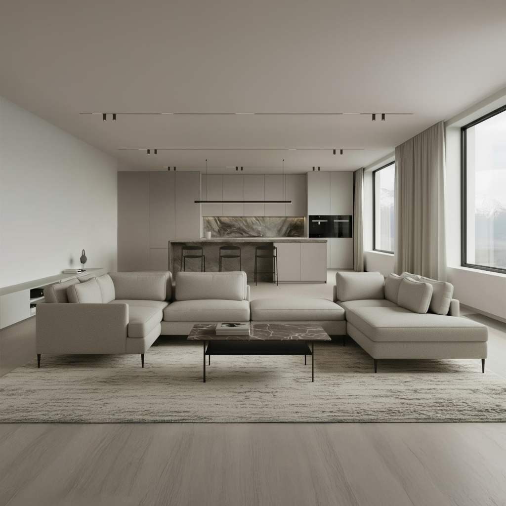 Диван Мэтт в интерьере в обивке: Союз-М Clarins 100. Фото 3