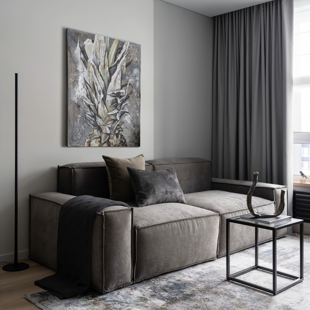 Диван Дэвис раскладной в интерьере, дизайн от: Нина Клюс. Фото 4