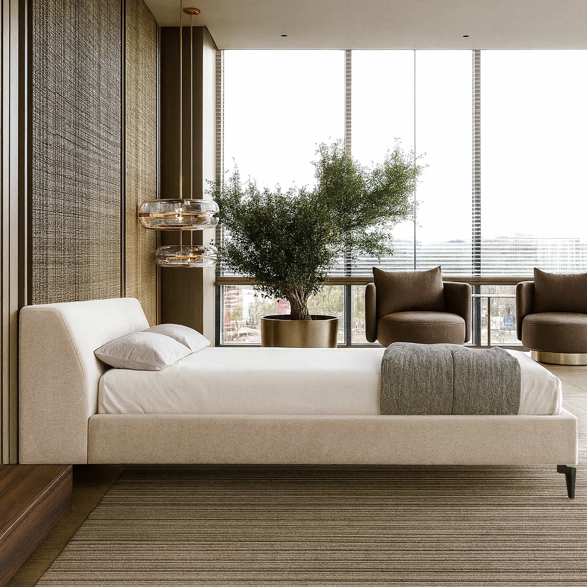 Двуспальная Кровать Уолтер на ножках . Фото 6