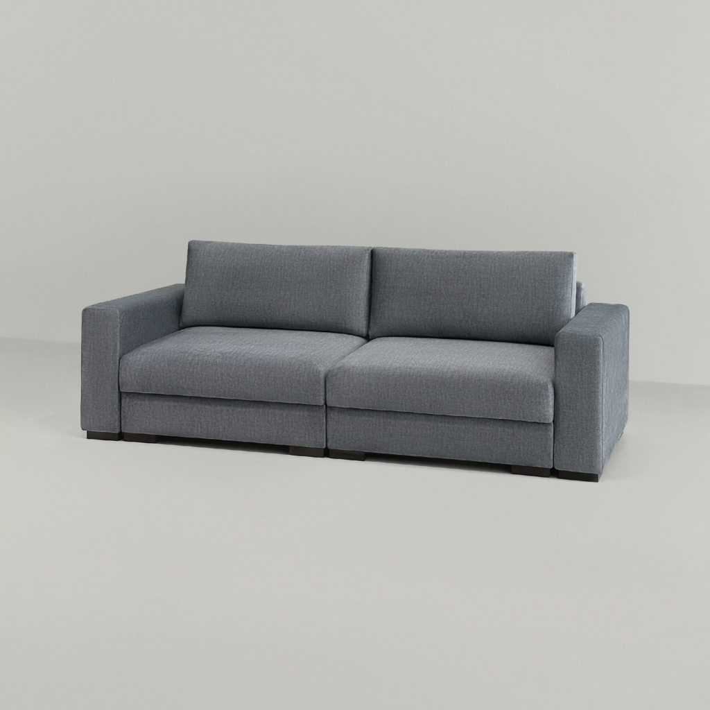 Диван Паркер раскладной в интерьере в обивке: Missoni 05 Silver smoke. Фото 13