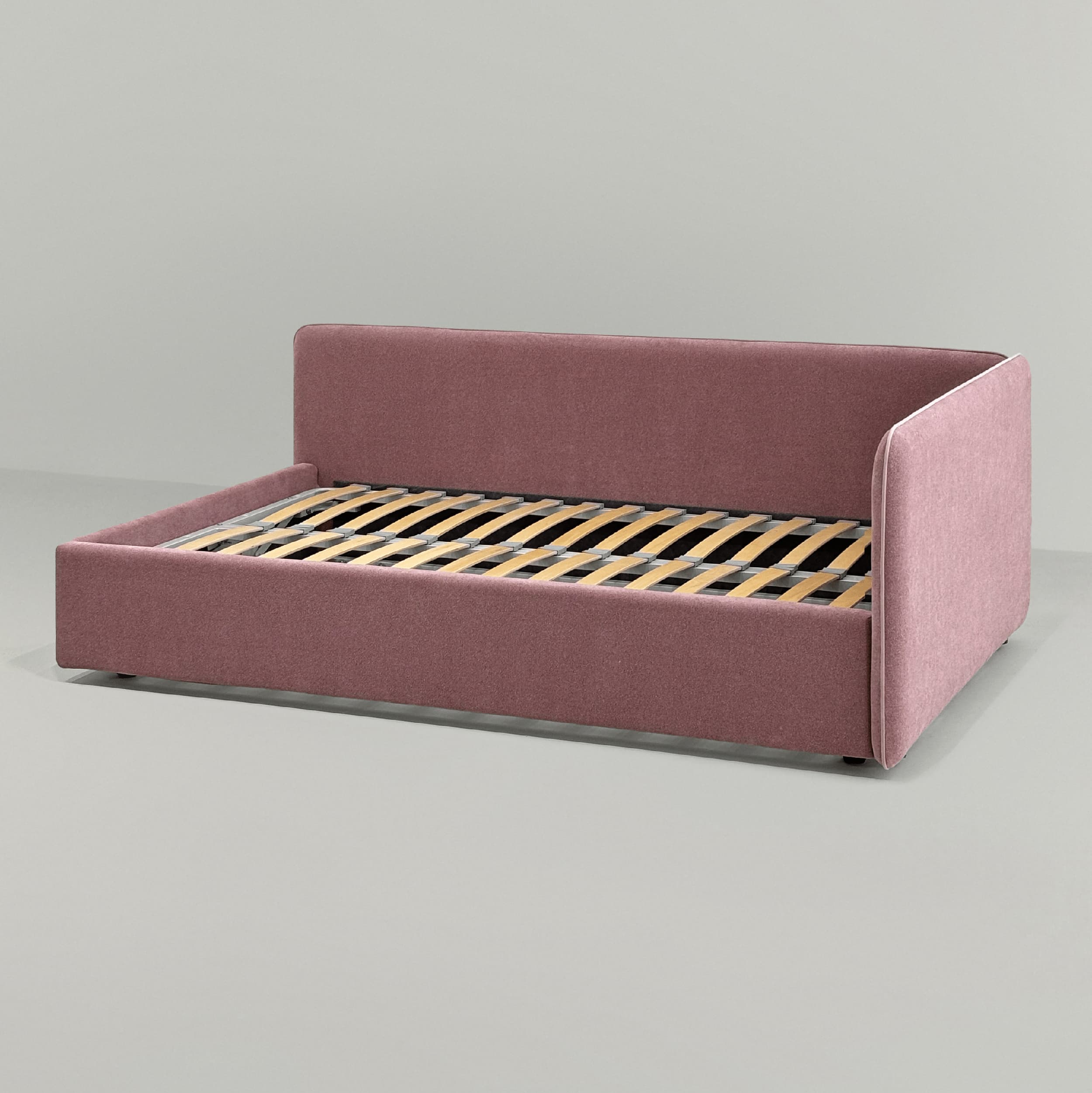 Детская кровать Берт с одним бортом в интерьере в обивке: Союз-м Clarins 312. Фото 6