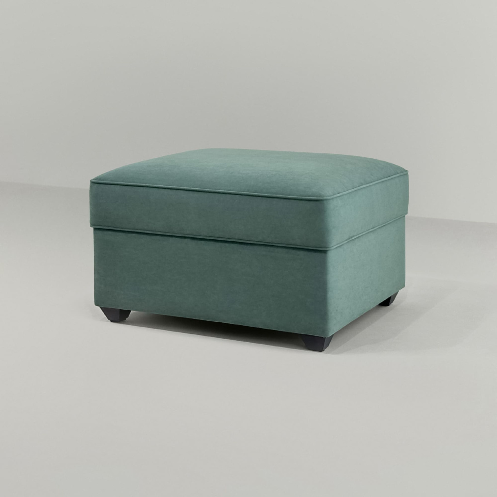 Пуф Майк в интерьере в обивке: Parma 1020 Moss. Фото 1