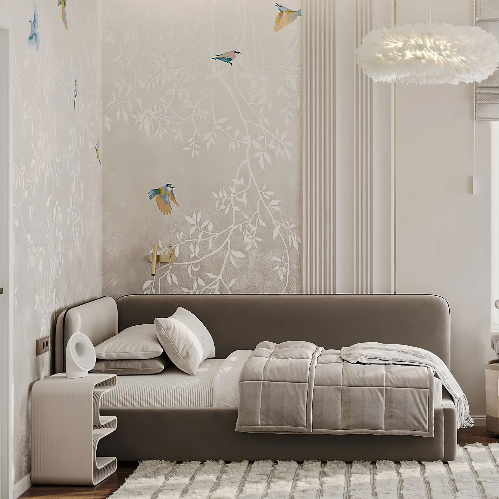 Детская кровать Берт с одним бортом . Фото 10