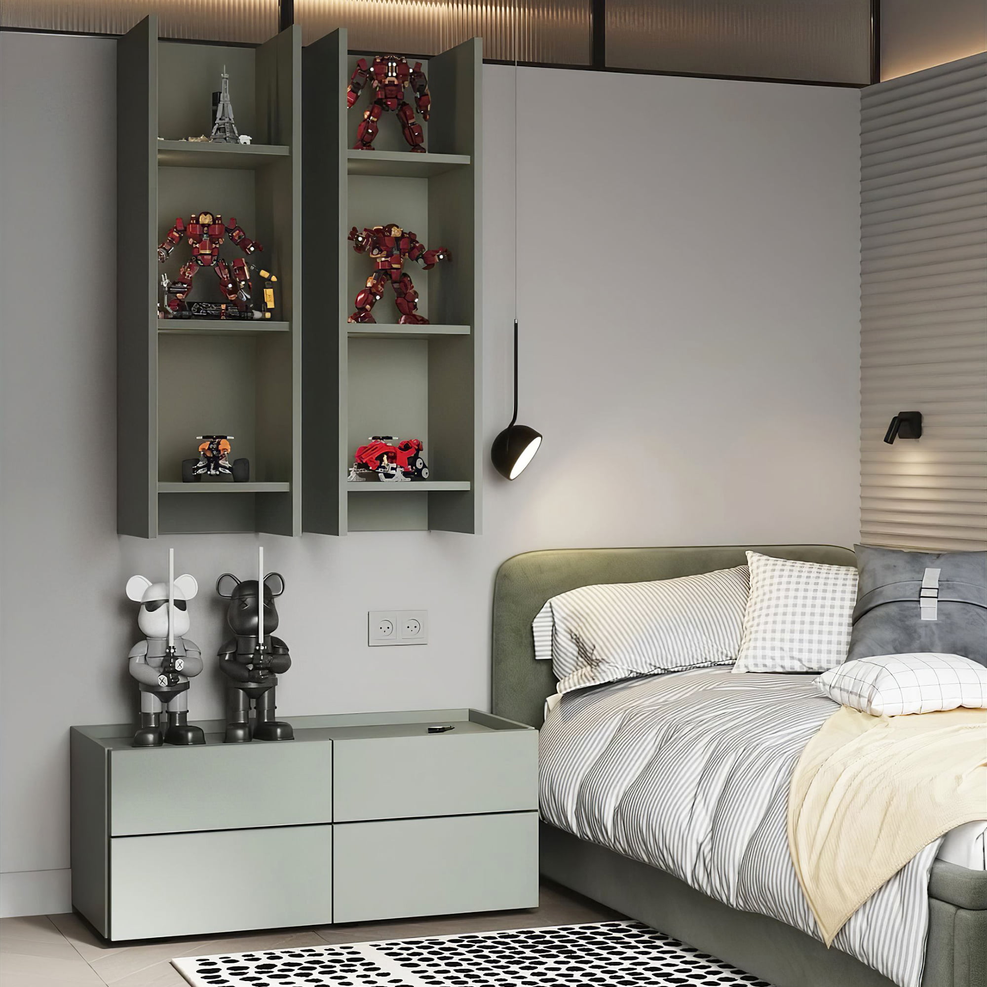 Детская кровать Берт с одним бортом . Фото 8