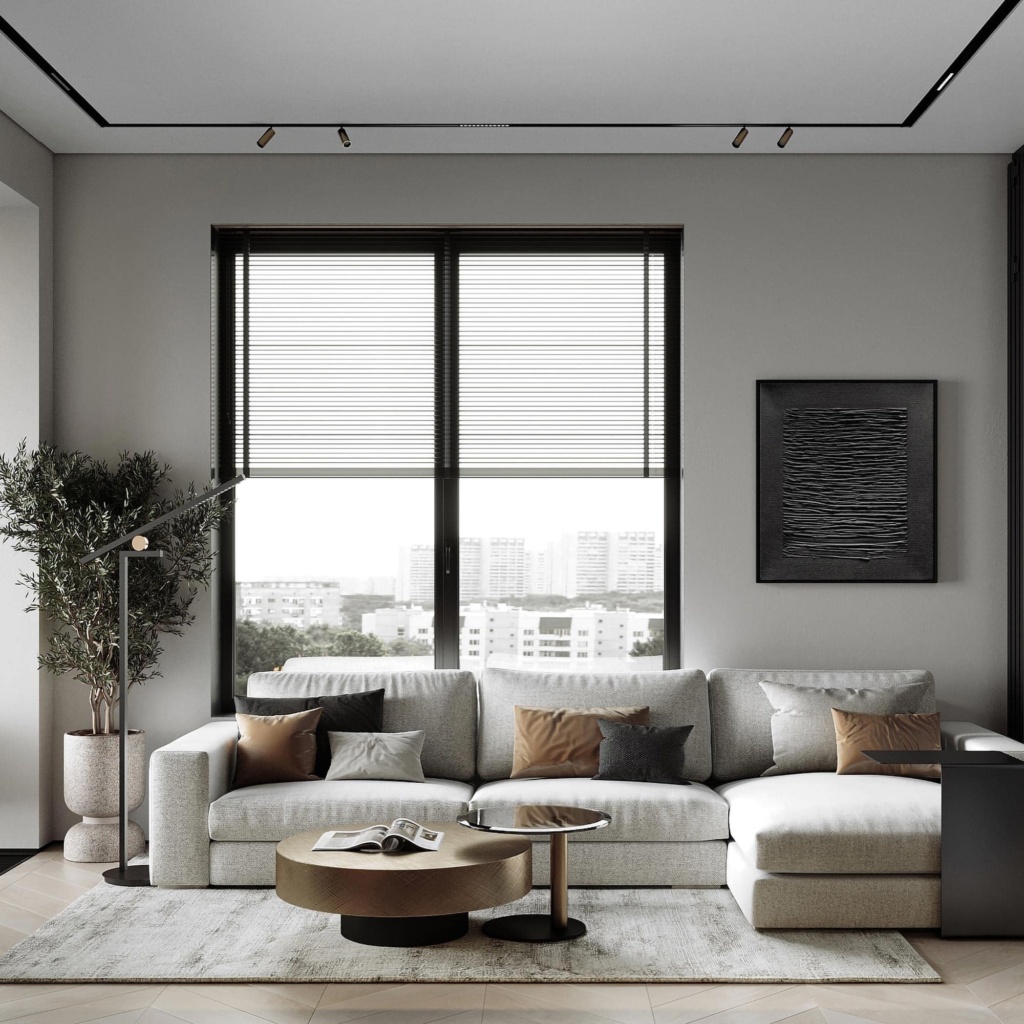 Диван Паркер раскладной в интерьере, дизайн от: Студия дизайна МОЁ. Фото 4