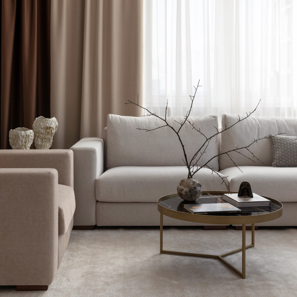 Диван Паркер раскладной в интерьере, дизайн от: Livin Buro. Фото 7