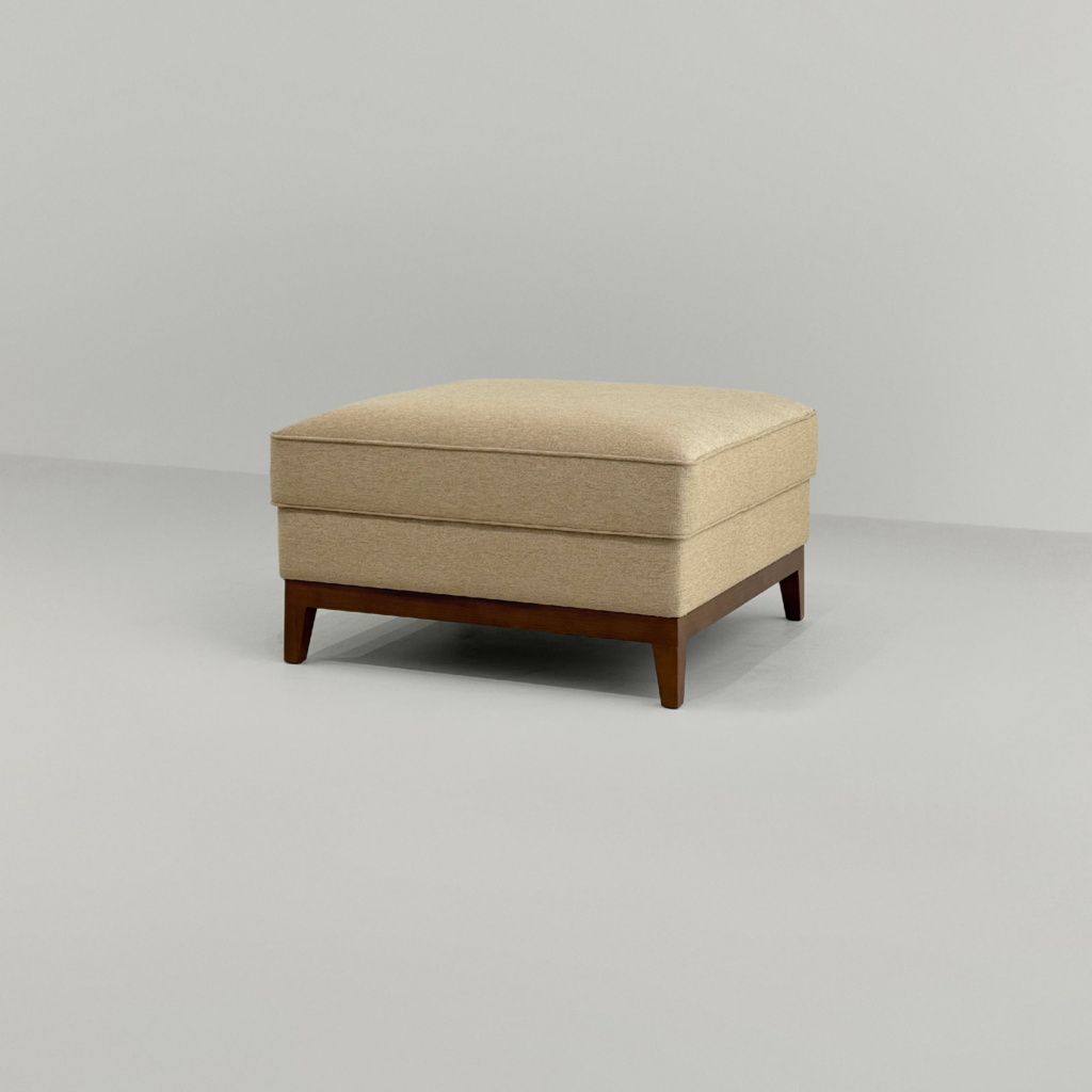 Пуф Стив на ножках в интерьере в обивке: Braid 47. Фото 2