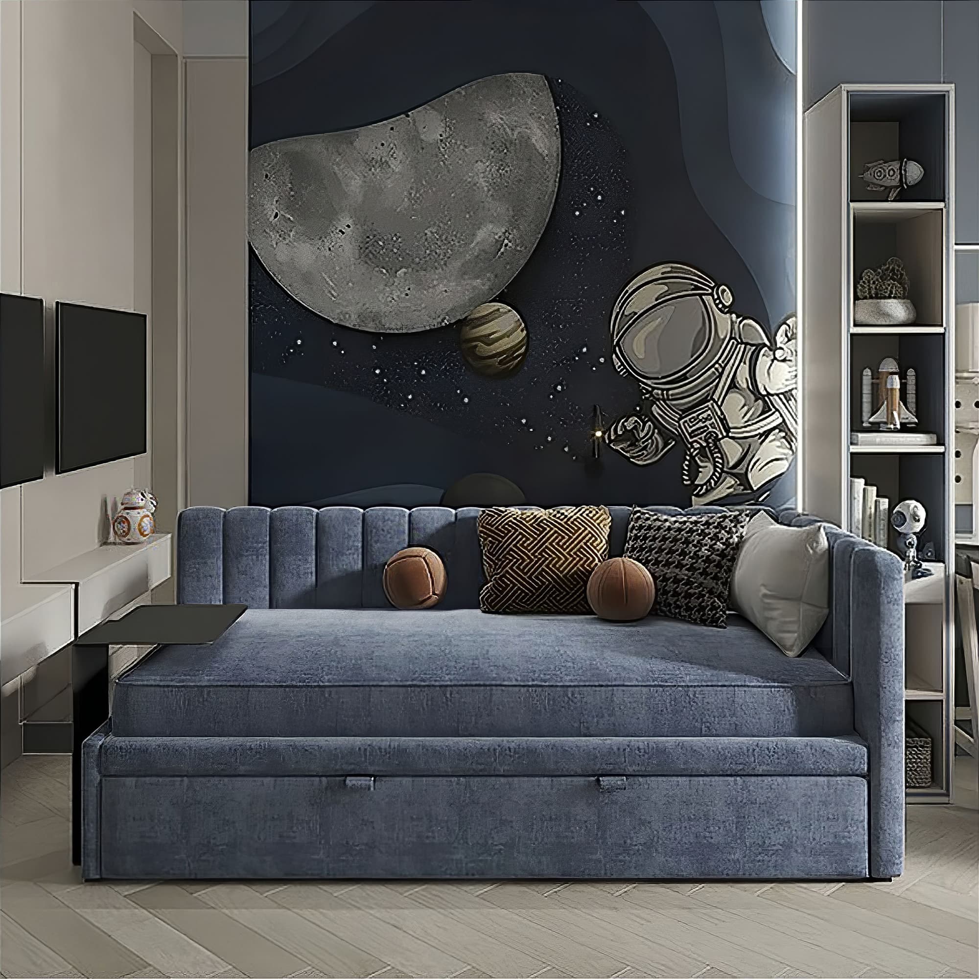 Детская кровать Натан с одним бортом . Фото 11