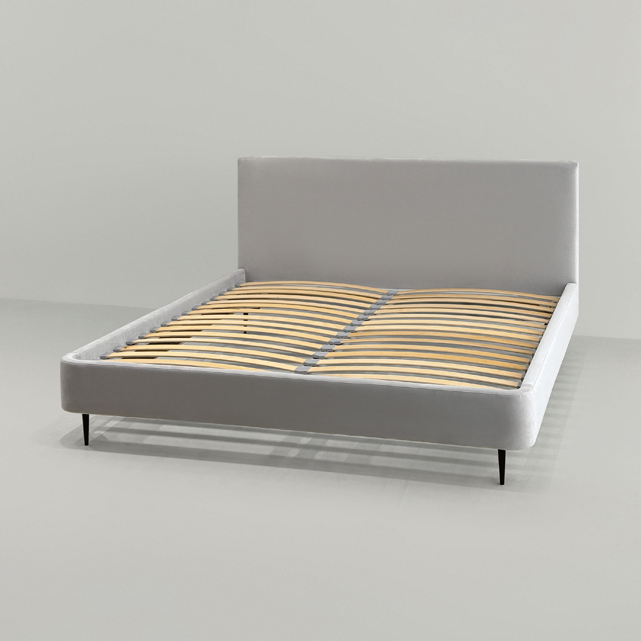 Кровать Кент на ножках в интерьере в обивке: VipTextile Imperia Brilliant. Фото 6