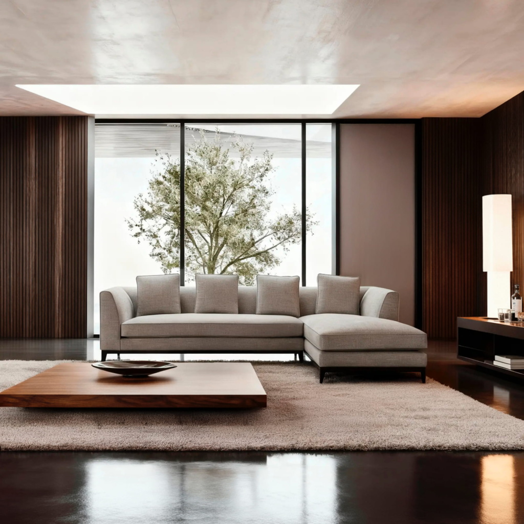 Диван Линден в интерьере в обивке: Fancy Fabric Adriana 02. Фото 1