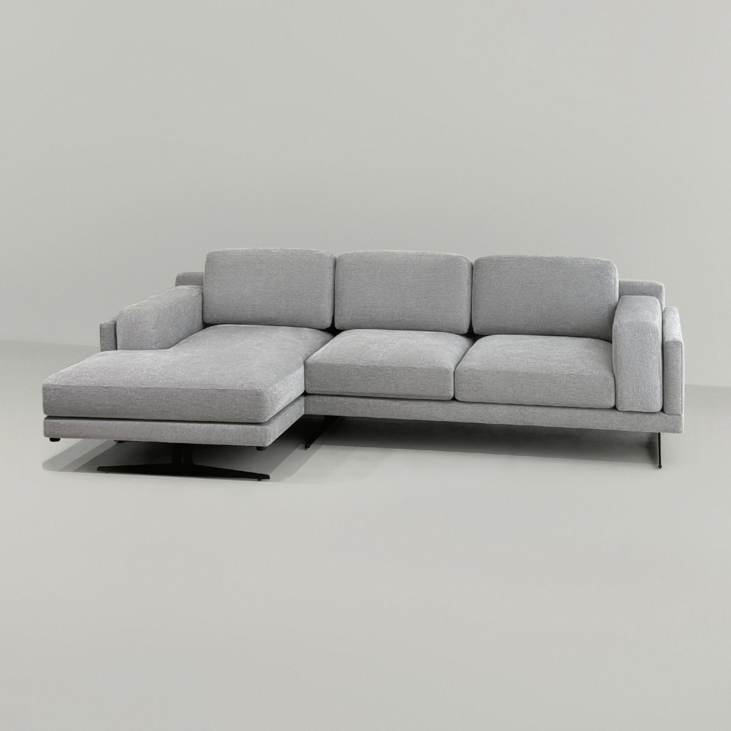 Диван Пайк в интерьере в обивке: Artex Grey 17. Фото 8