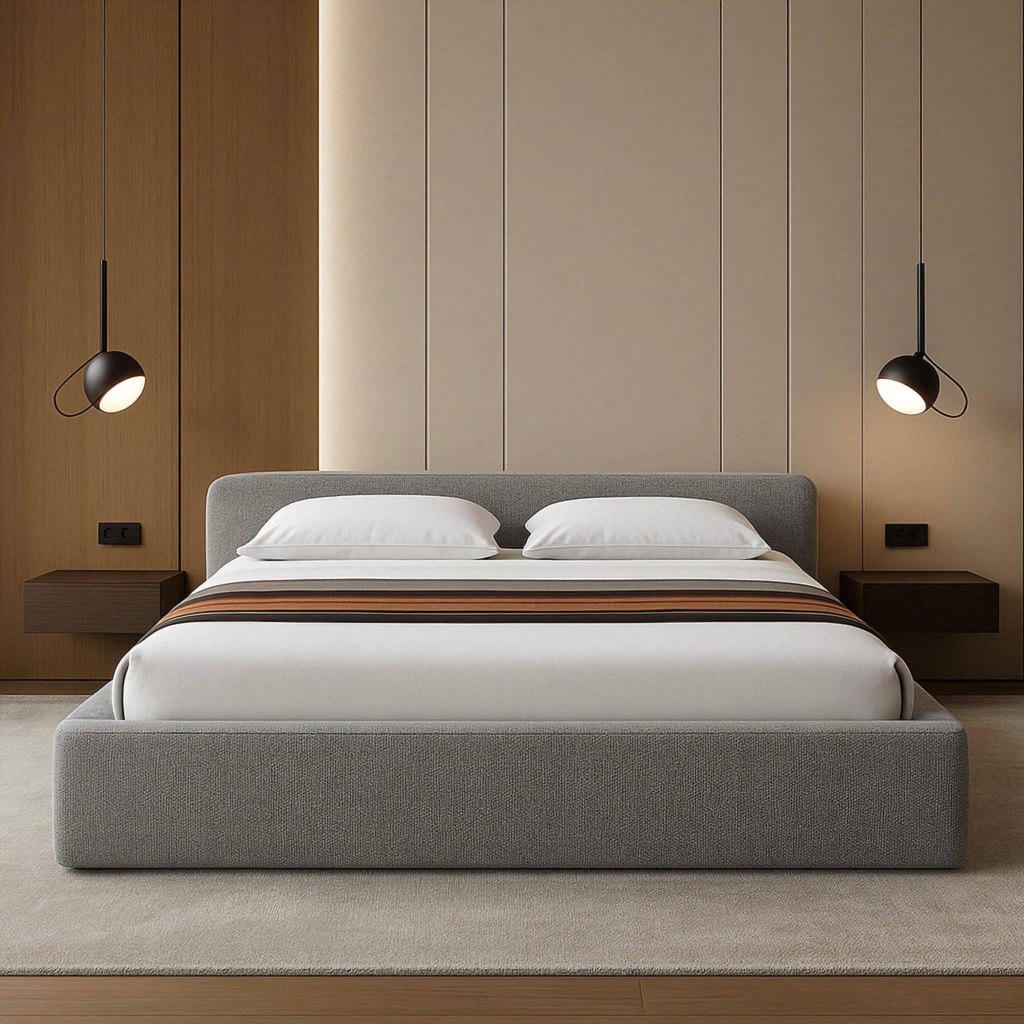 Низкая кровать Каспер Mini в интерьере. Фото 1