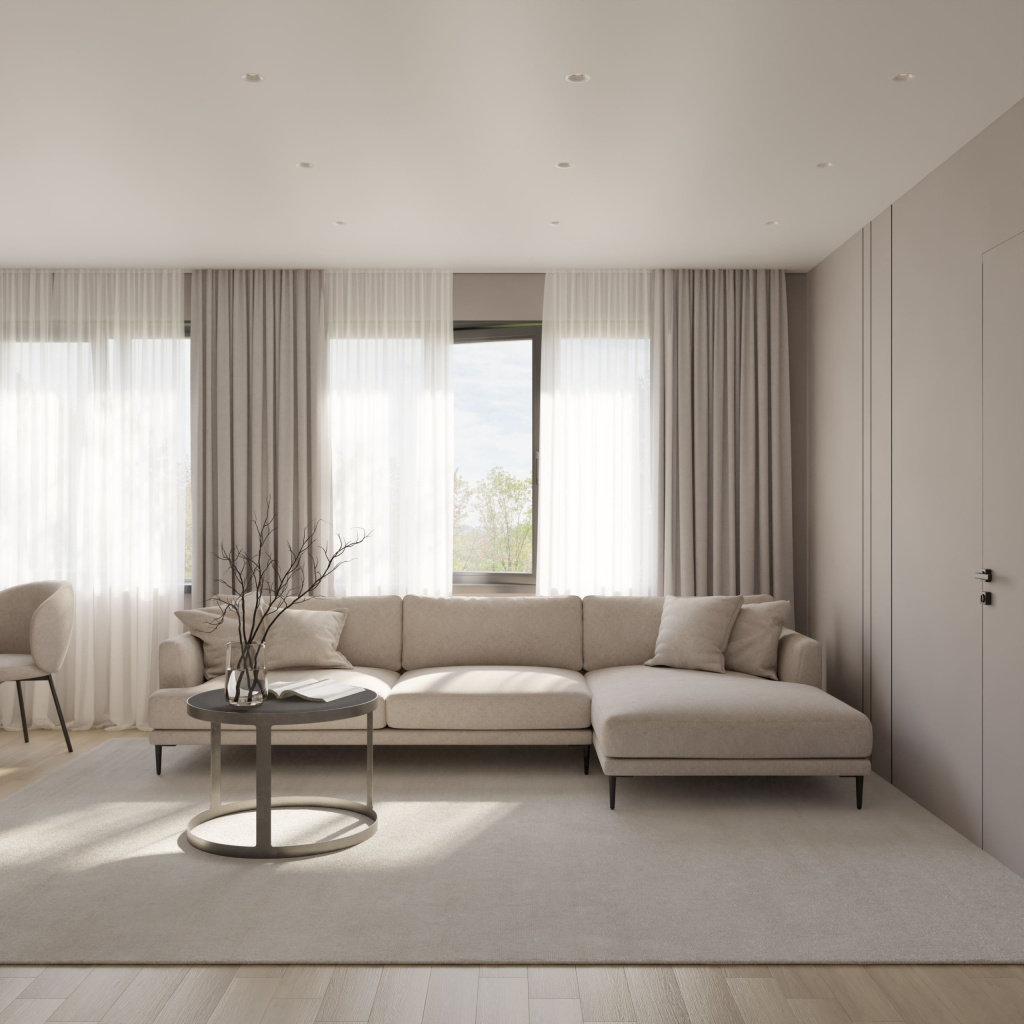 Кофейный стол Оскар нержавеющая сталь в интерьере. Фото 3