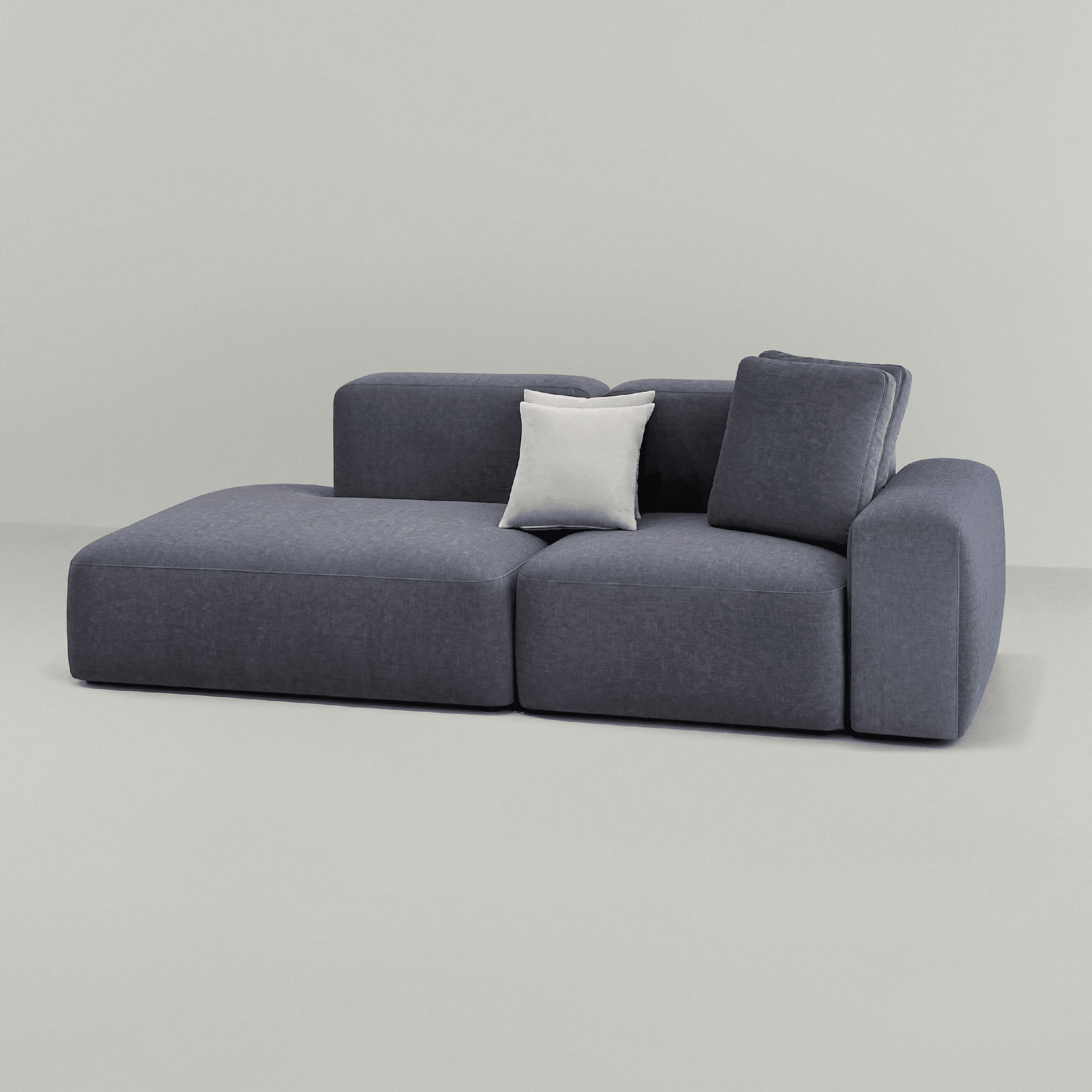 Диван Кермит раскладной в интерьере в обивке: Domiart Marino 30. Фото 17