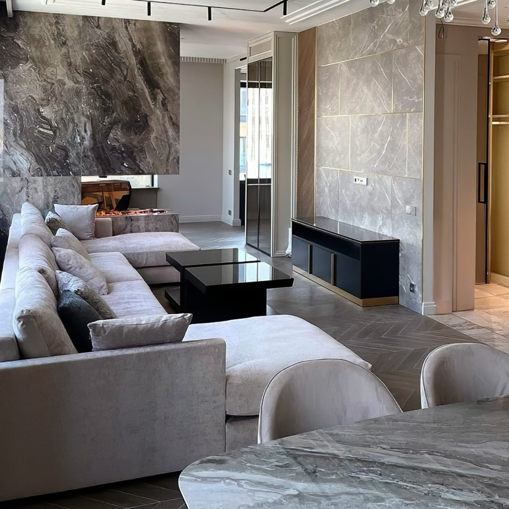 Диван Паркер раскладной в интерьере. Фото 9