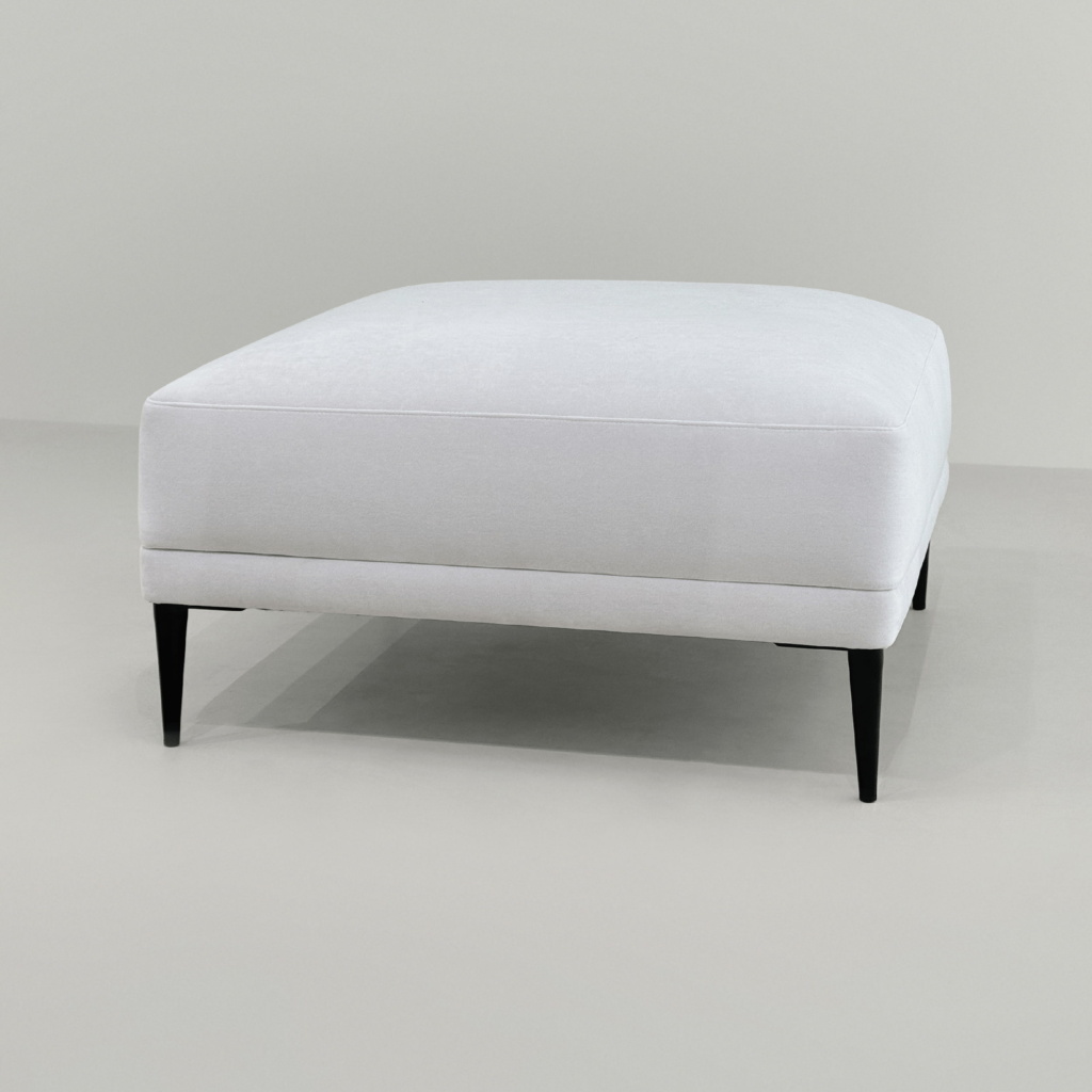 Пуф Марло в интерьере в обивке: Egida Teddy 302. Фото 2