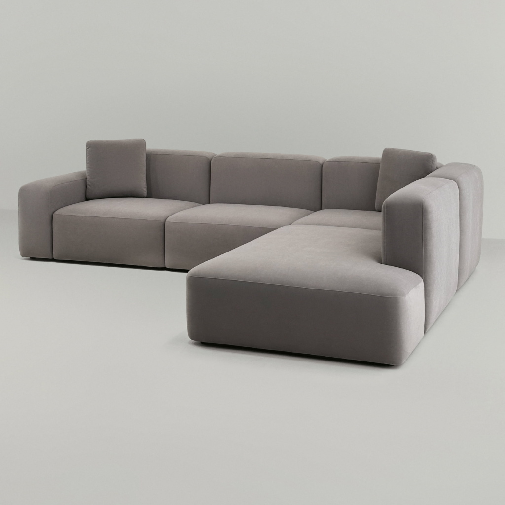 Диван Кермит раскладной в интерьере в обивке: Bugatti 07. Фото 18