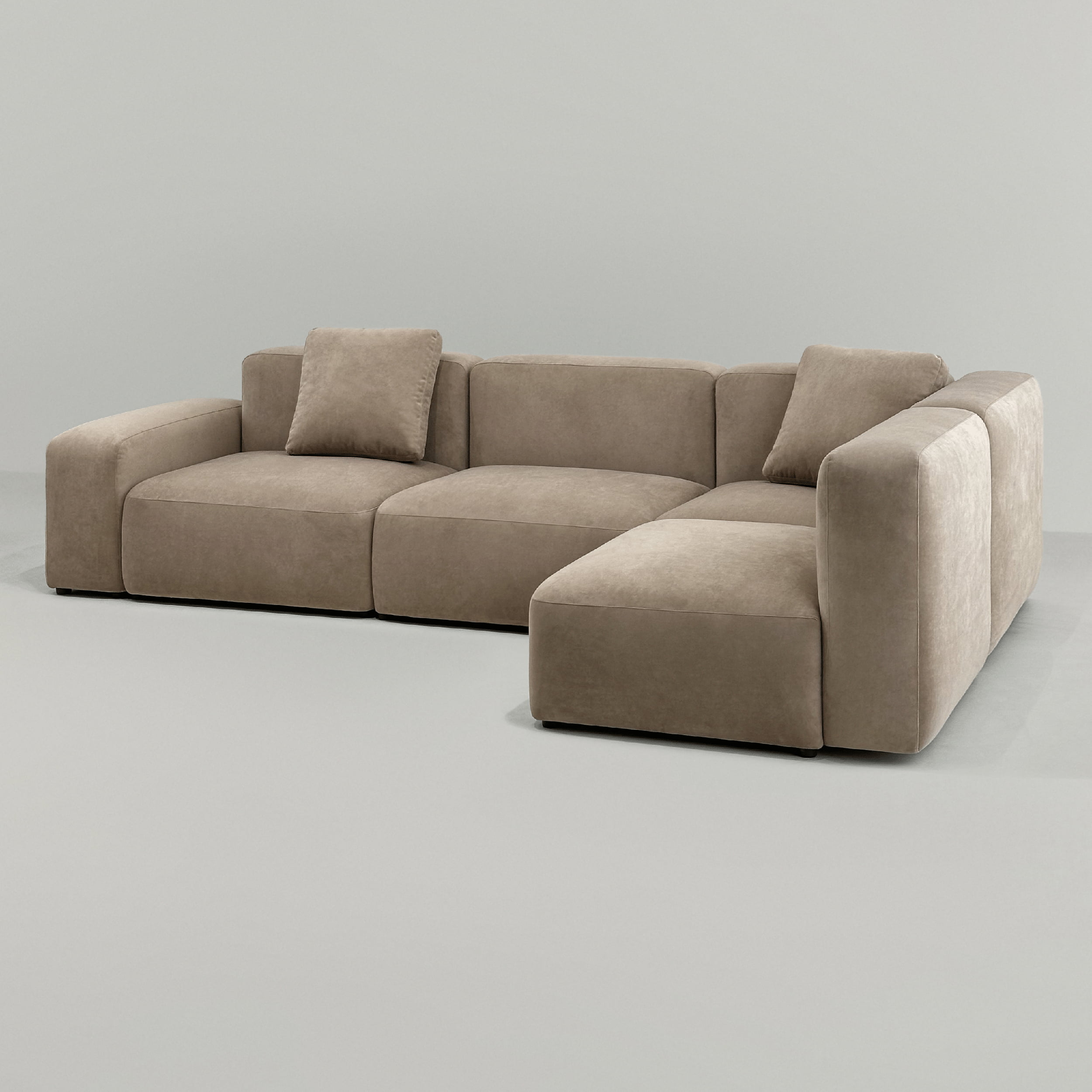 Диван Кермит раскладной в интерьере в обивке: Egida Teddy 007. Фото 11