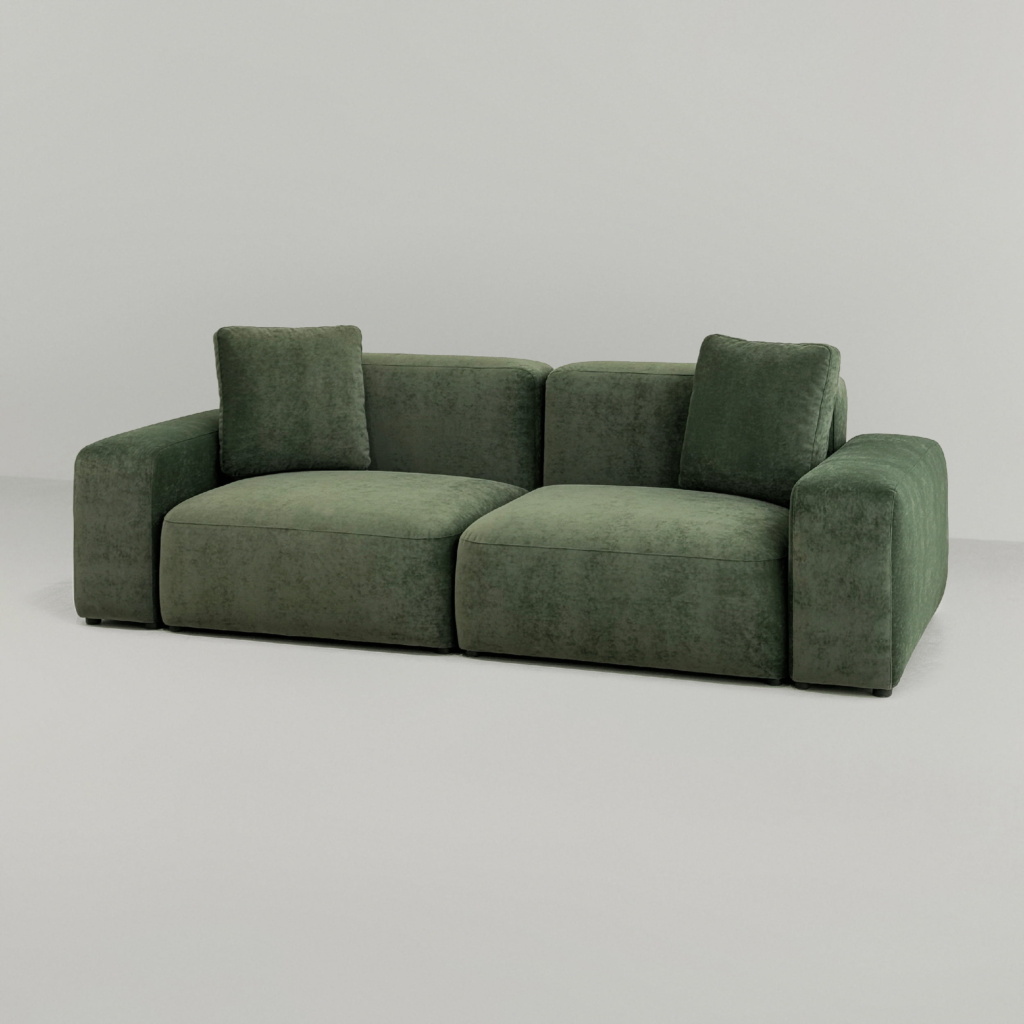 Диван Кермит раскладной в интерьере в обивке: Art Vision Laska 54. Фото 14