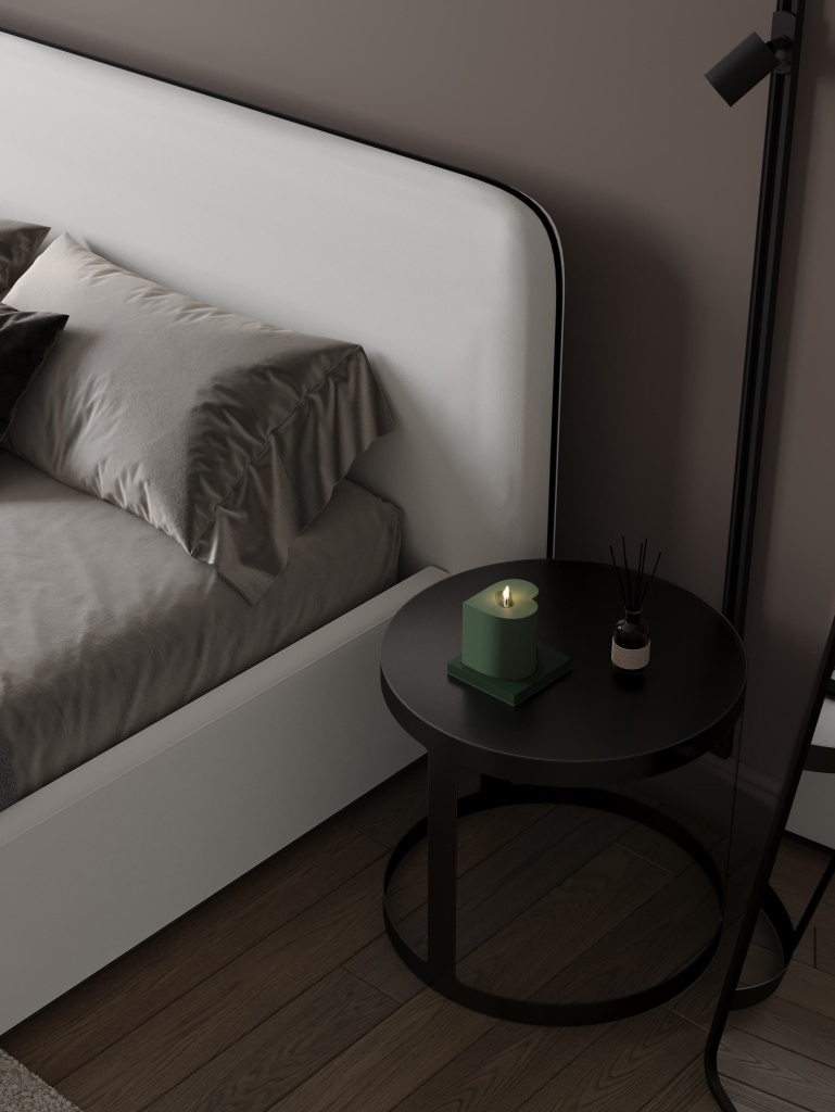 Кофейный стол Оскар крашенная сталь в интерьере. Фото 2