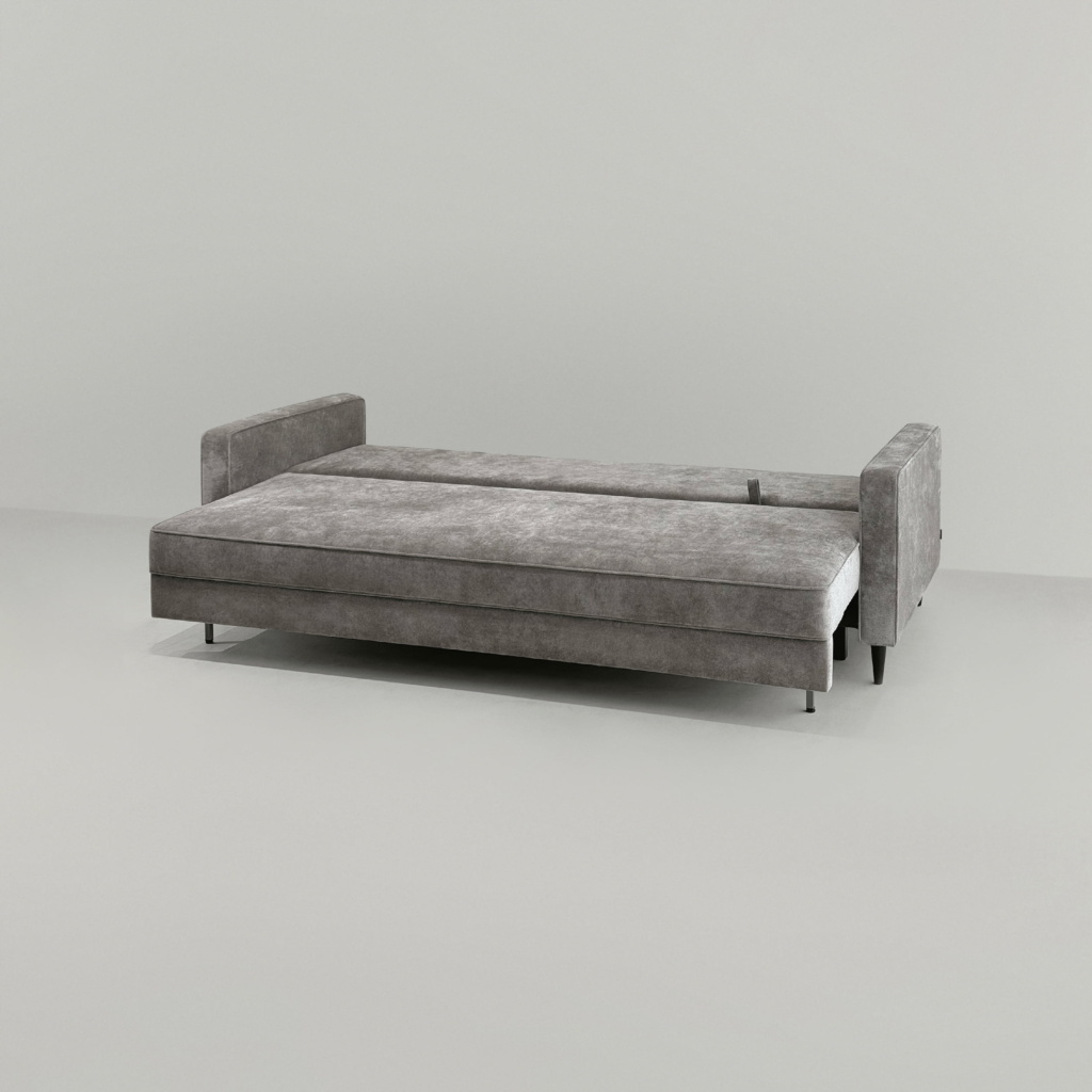 Диван Ирвин раскладной в интерьере в обивке: Domiart Sharli 04. Фото 6