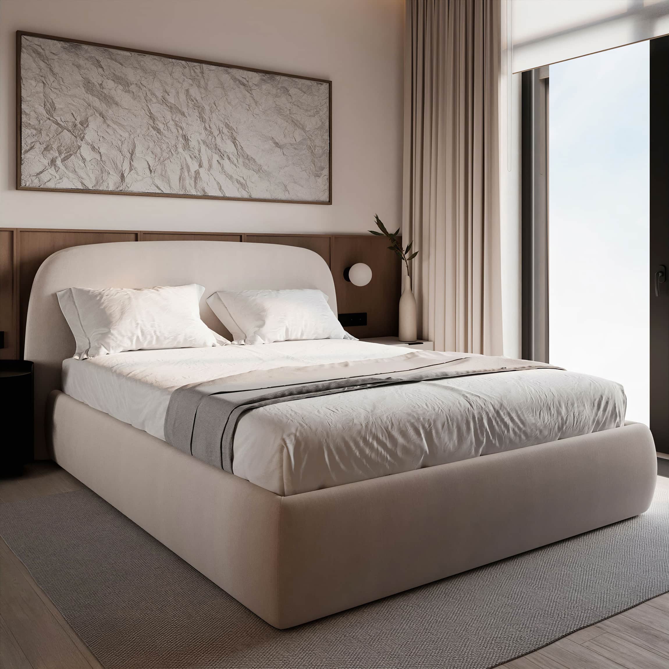 Двуспальная Кровать Конор с подъемным механизмом . Фото 12