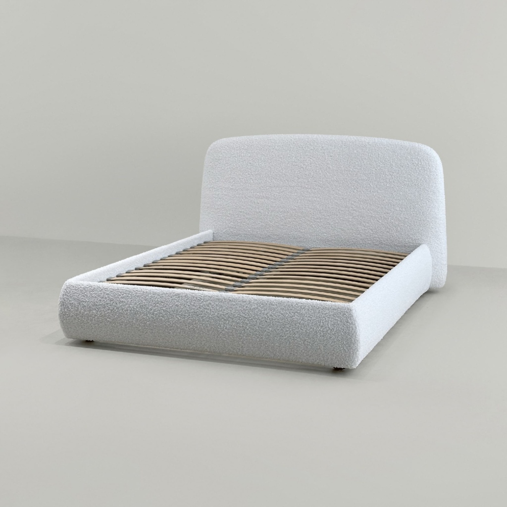 Кровать Конор с подъемным механизмом в интерьере в обивке: Merino 01. Фото 10