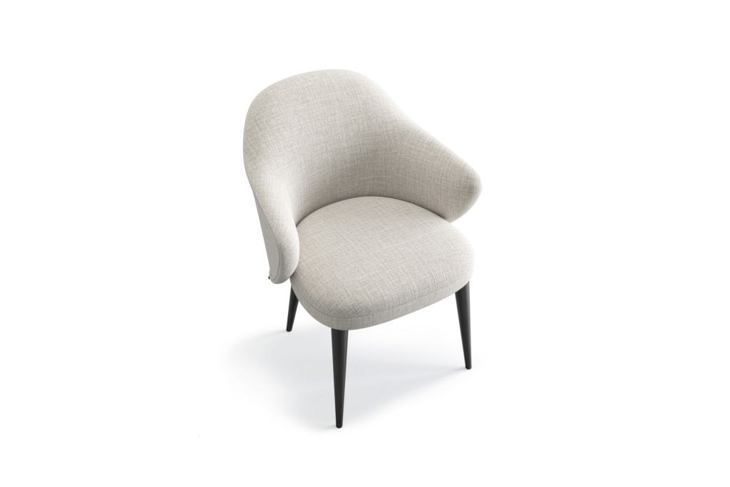 Дизайнерское полукресло Энди с подлокотниками. Фото 4