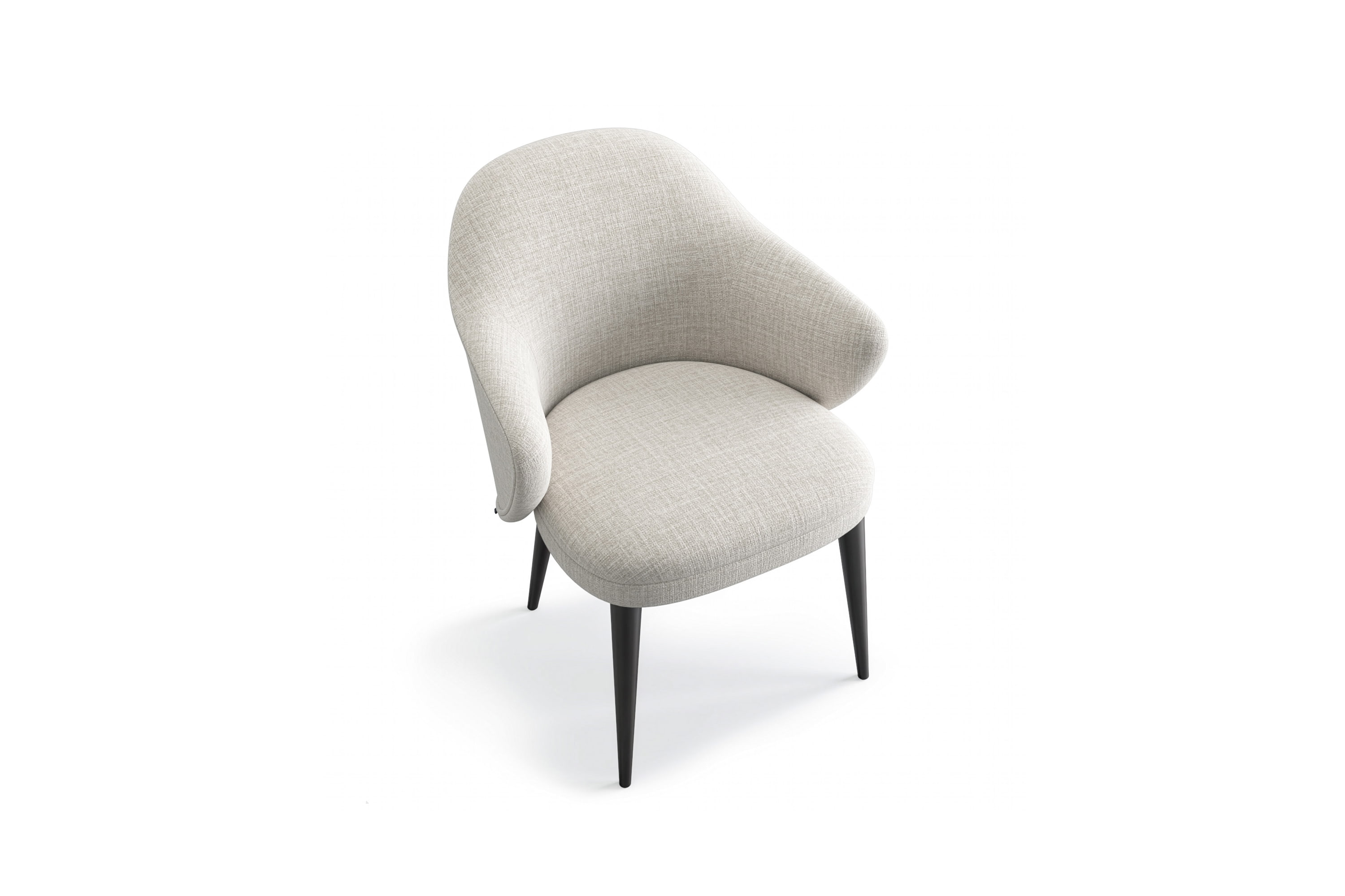 Дизайнерское полукресло Энди с подлокотниками. Фото 4