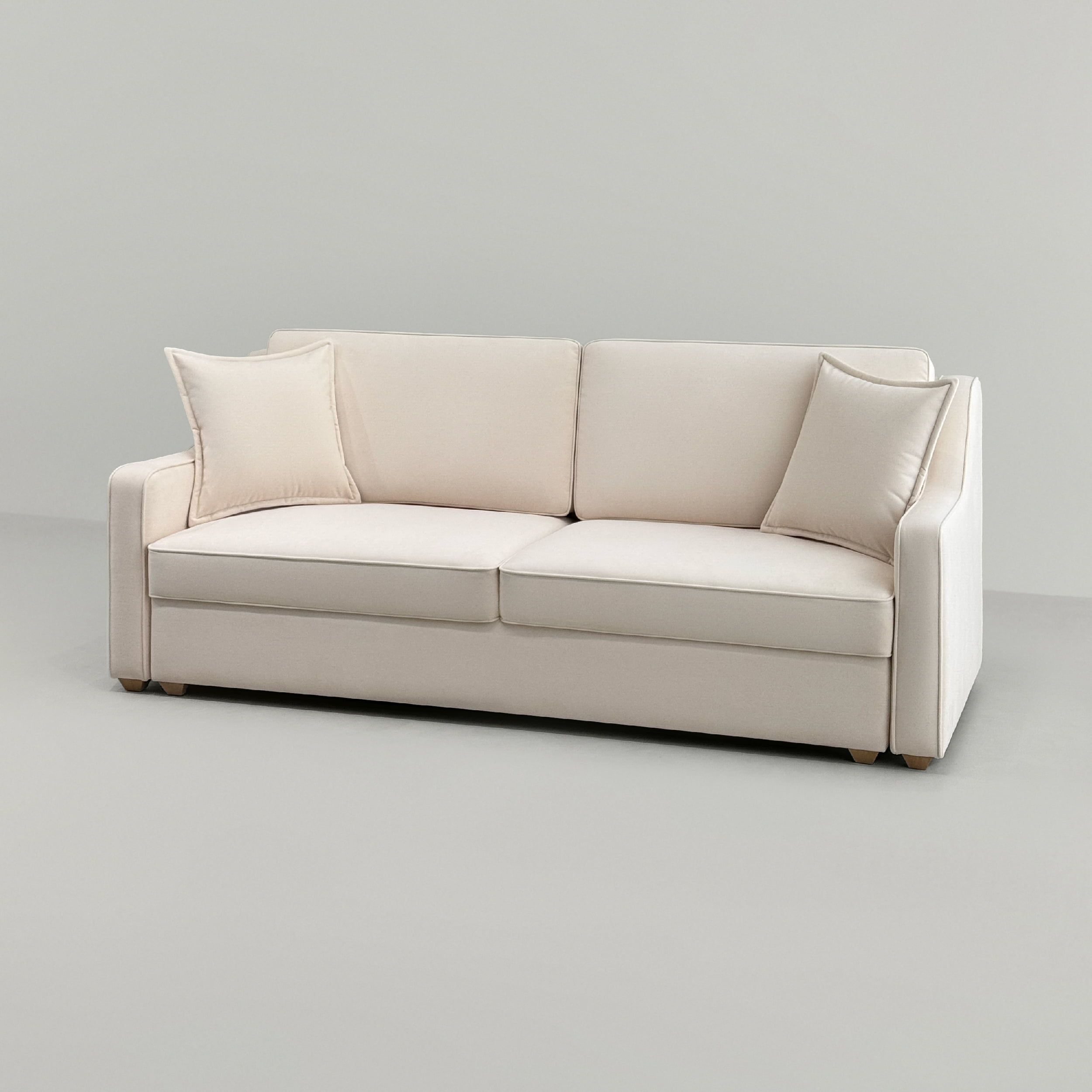 Диван Майк раскладной в интерьере в обивке: Egida Teddy 321. Фото 6