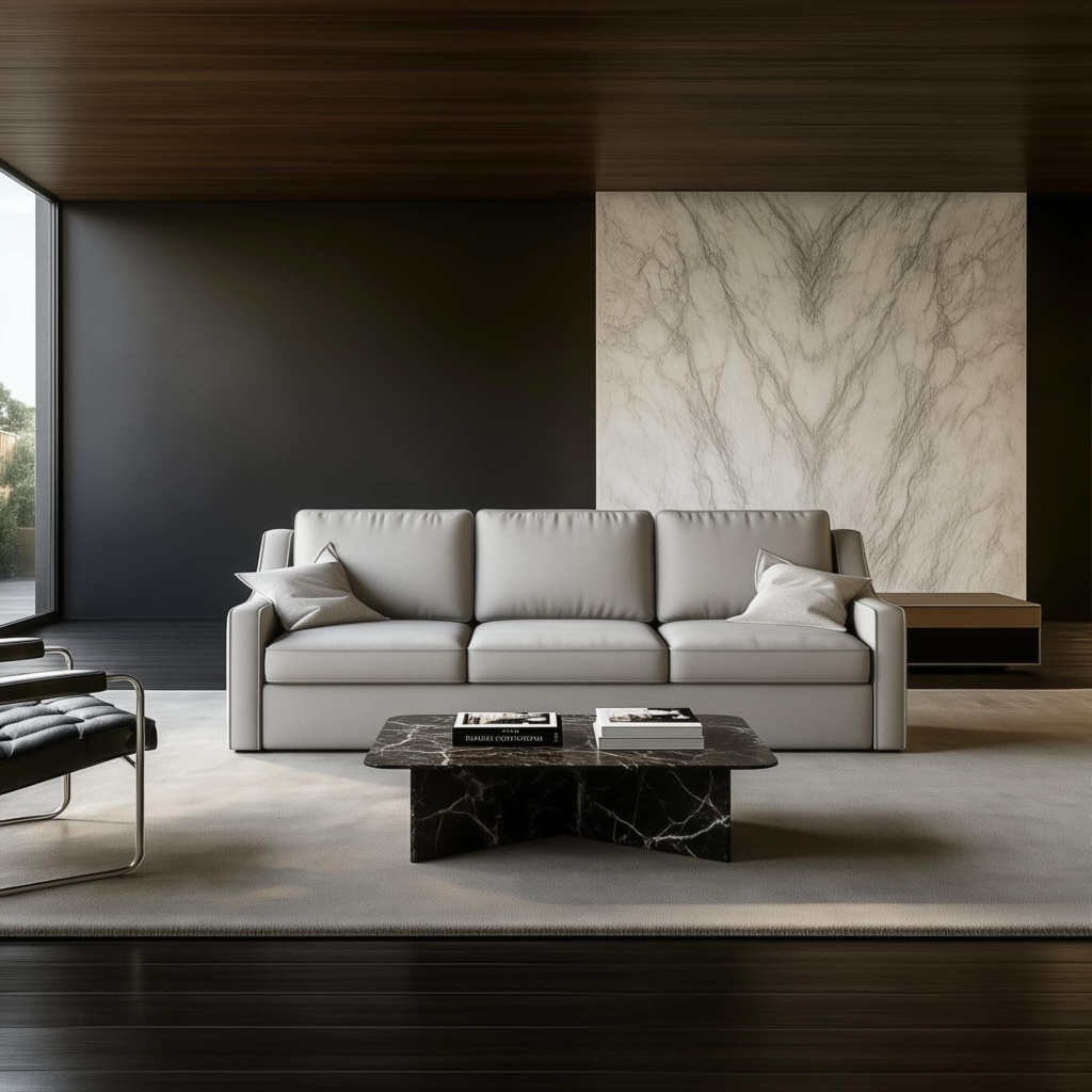 Диван Майк раскладной в интерьере в обивке: Art Vision Lazio 05. Фото 4