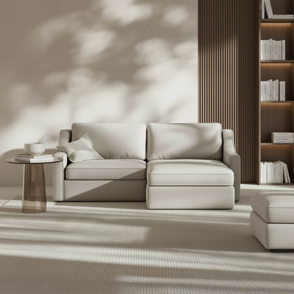 Диван Майк раскладной в интерьере в обивке: Domiart Zenit 02. Фото 3