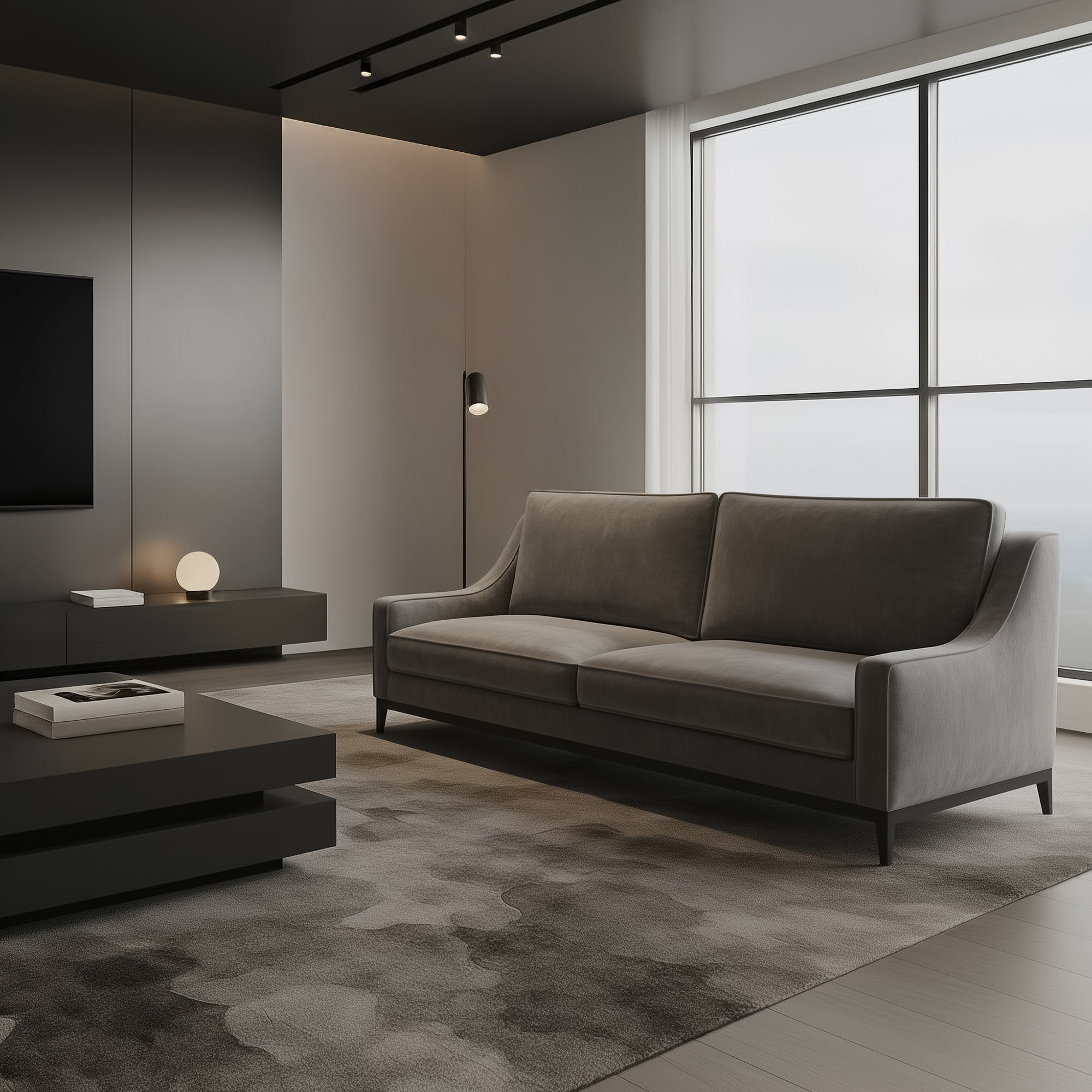 Прямой Диван Майк на ножках раскладной двухместный. Фото 19