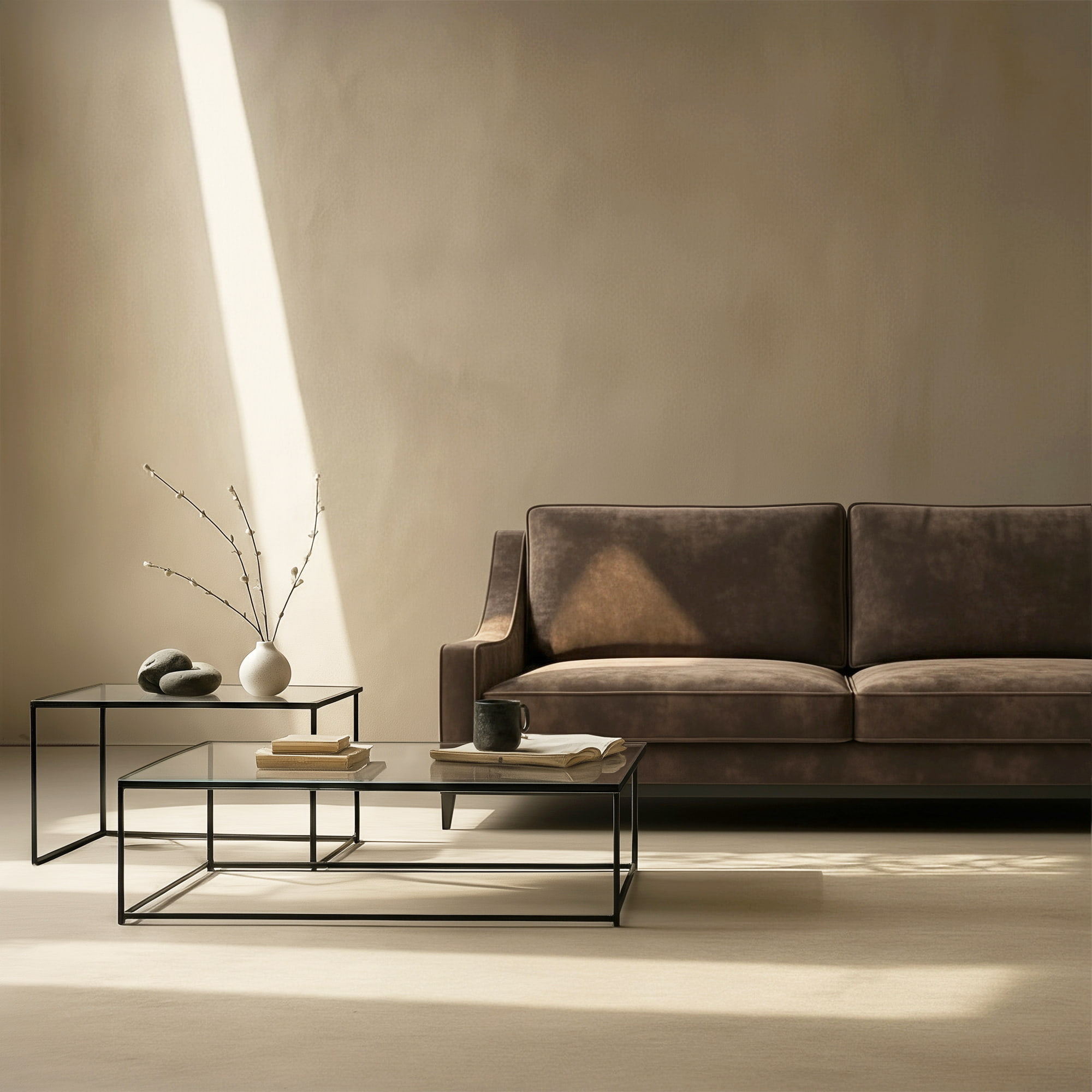 Диван Майк на ножках раскладной в интерьере в обивке: Lambi 05. Фото 7