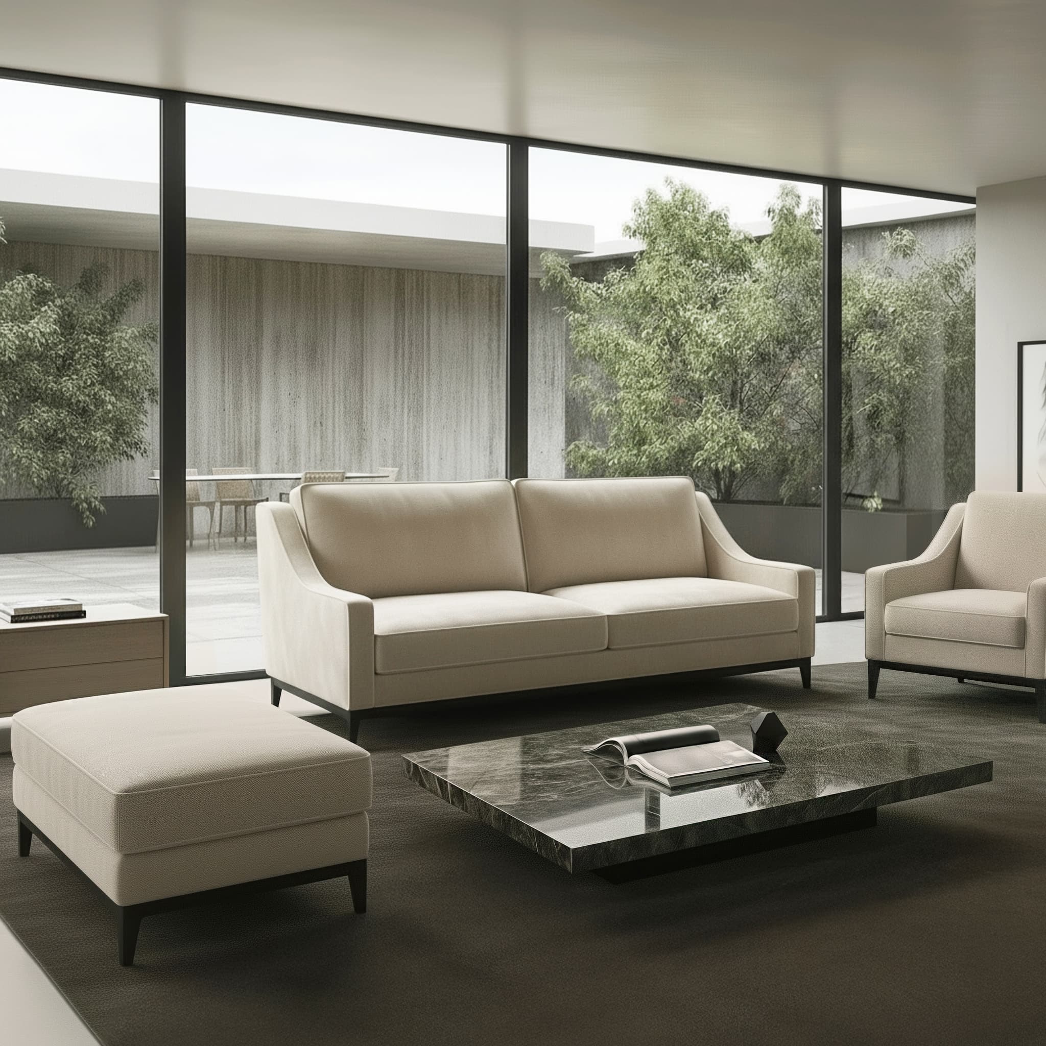 Прямой Диван Майк на ножках раскладной двухместный. Фото 16