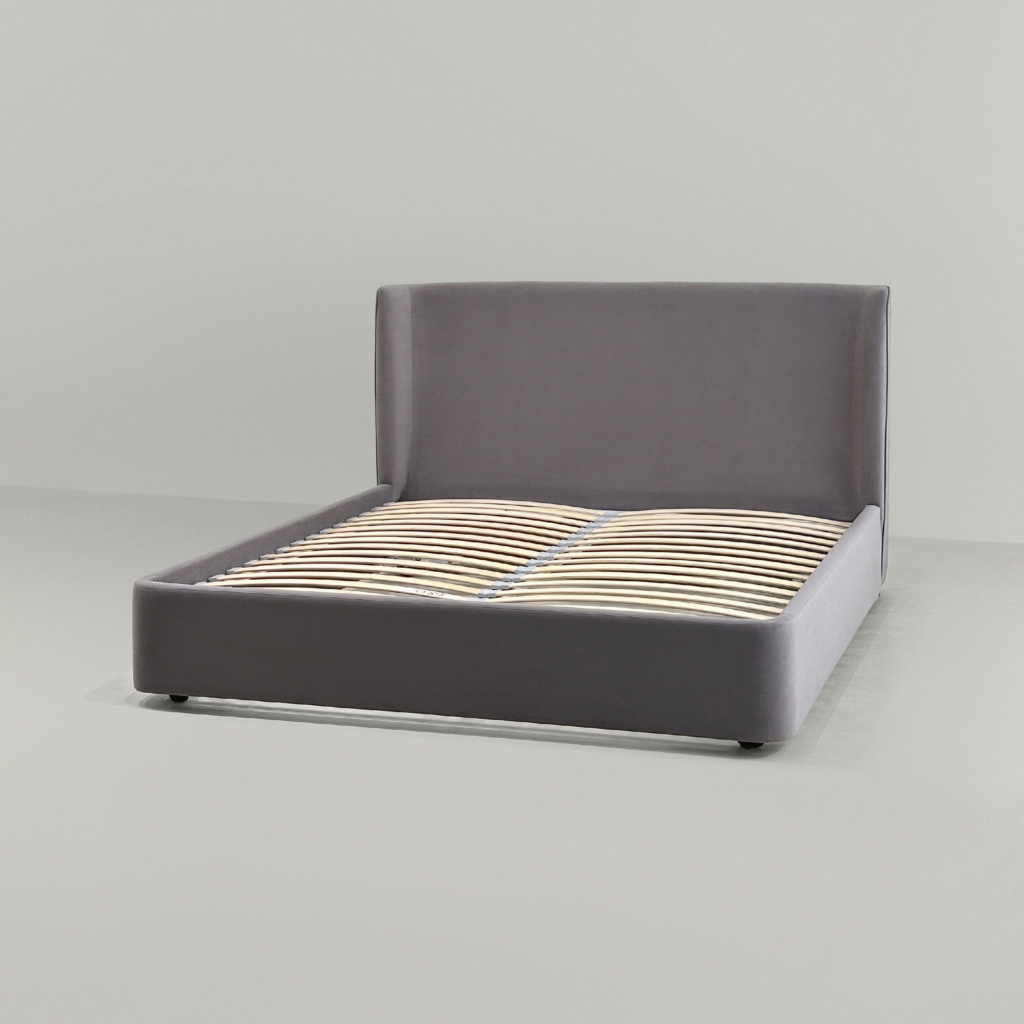 Кровать Мартин с подъемным механизмом в интерьере в обивке: Domiart Parma 1005 Hazelnut. Фото 6