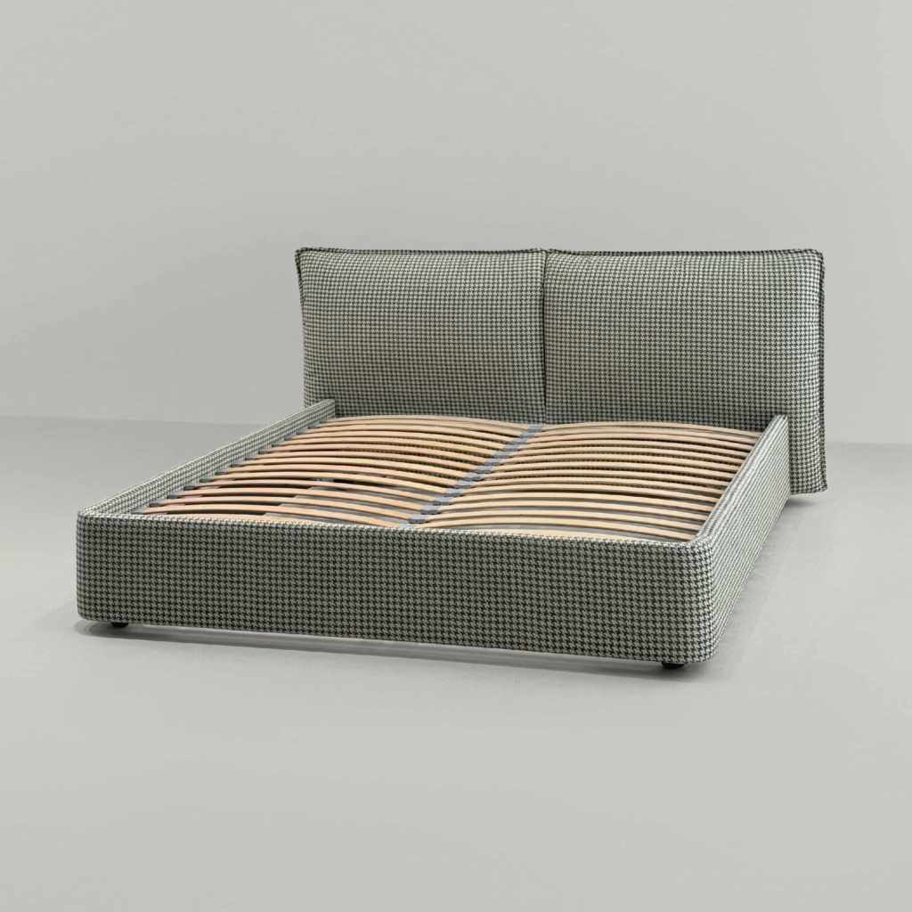 Кровать Бентли с подъемным механизмом в интерьере в обивке: Dallas 55. Фото 5