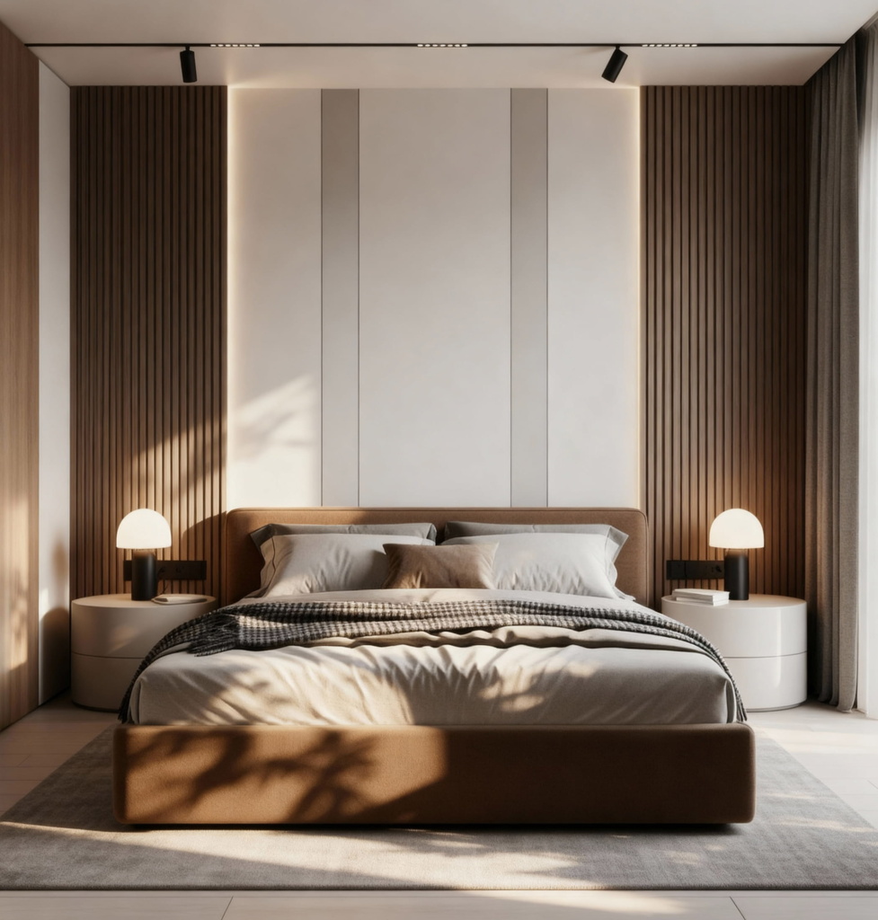 Кровать Портер с подъемным механизмом в интерьере в обивке: Art Vision Lazio 32. Фото 1