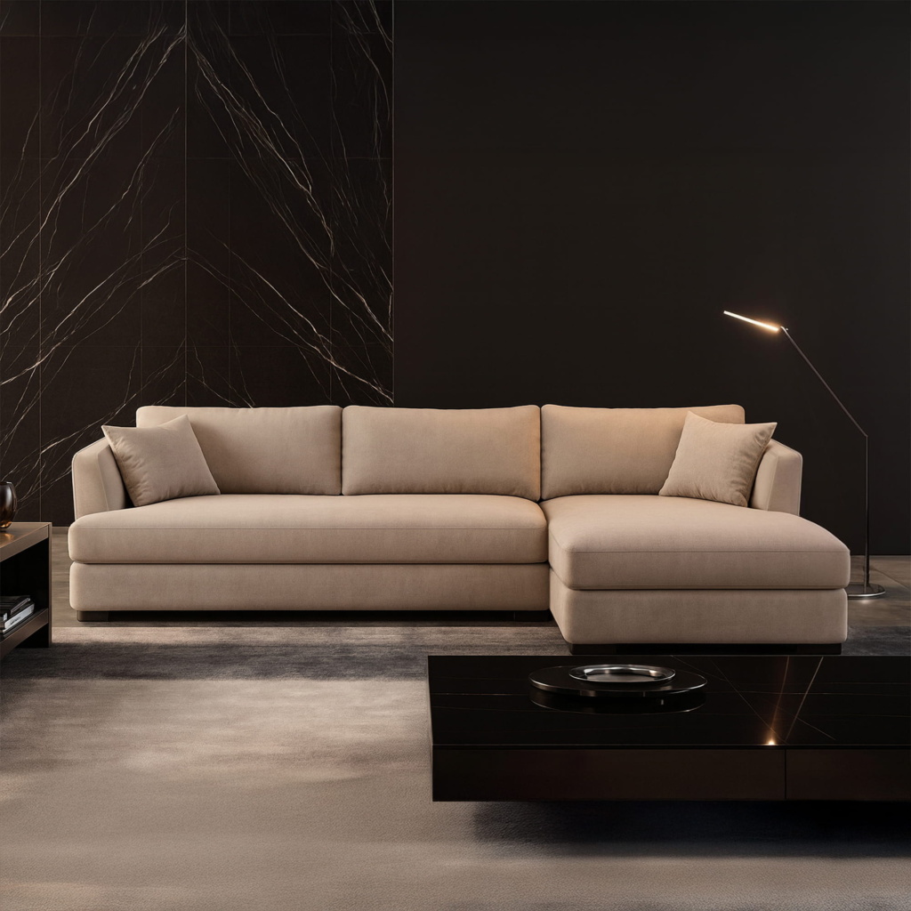 Диван Морти в интерьере в обивке: Nessi 01. Фото 6