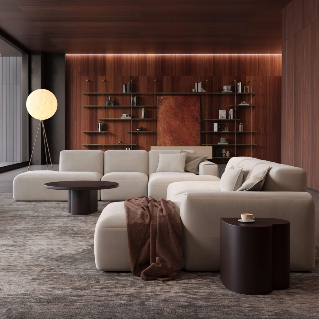 Стол Валентин без столешницы шпон дуба в интерьере. Фото 1