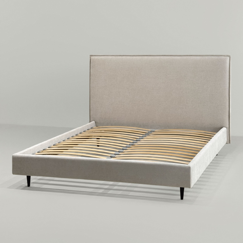 Кровать Эрик на ножках в интерьере в обивке: Artex Bogema 02. Фото 5