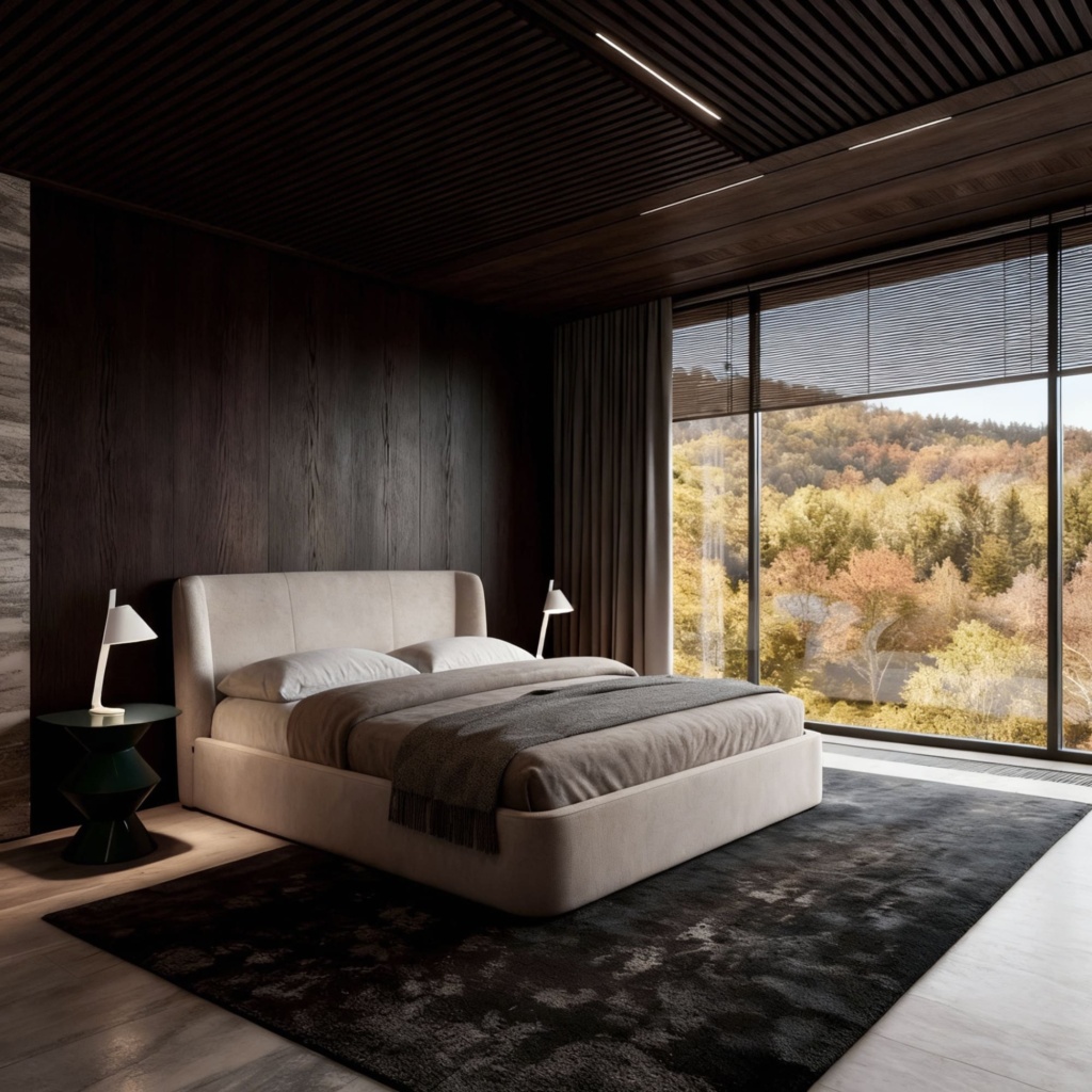 Кровать Мартин с подъемным механизмом в интерьере в обивке: Egida Teddy 320. Фото 3