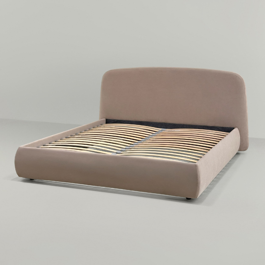 Кровать Конор с подъемным механизмом в интерьере в обивке: Teddy 305. Фото 16