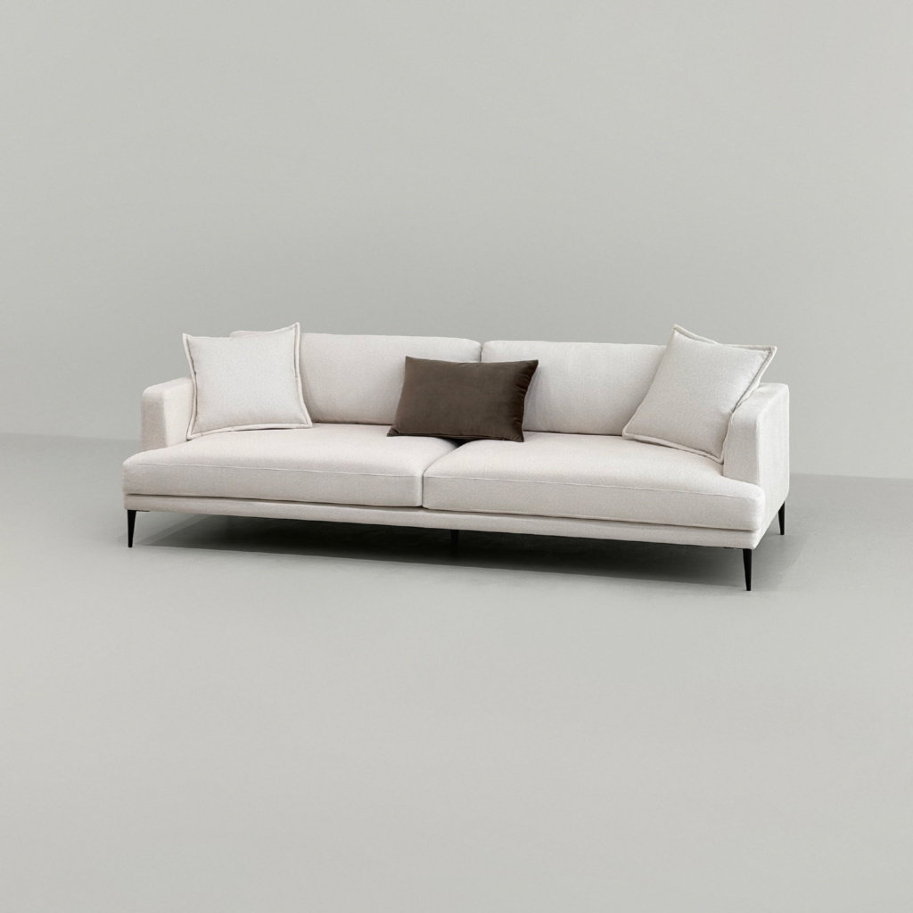 Диван Марло в интерьере в обивке: Domiart Bubble 15 White / Art Vision Paddington 39. Фото 8