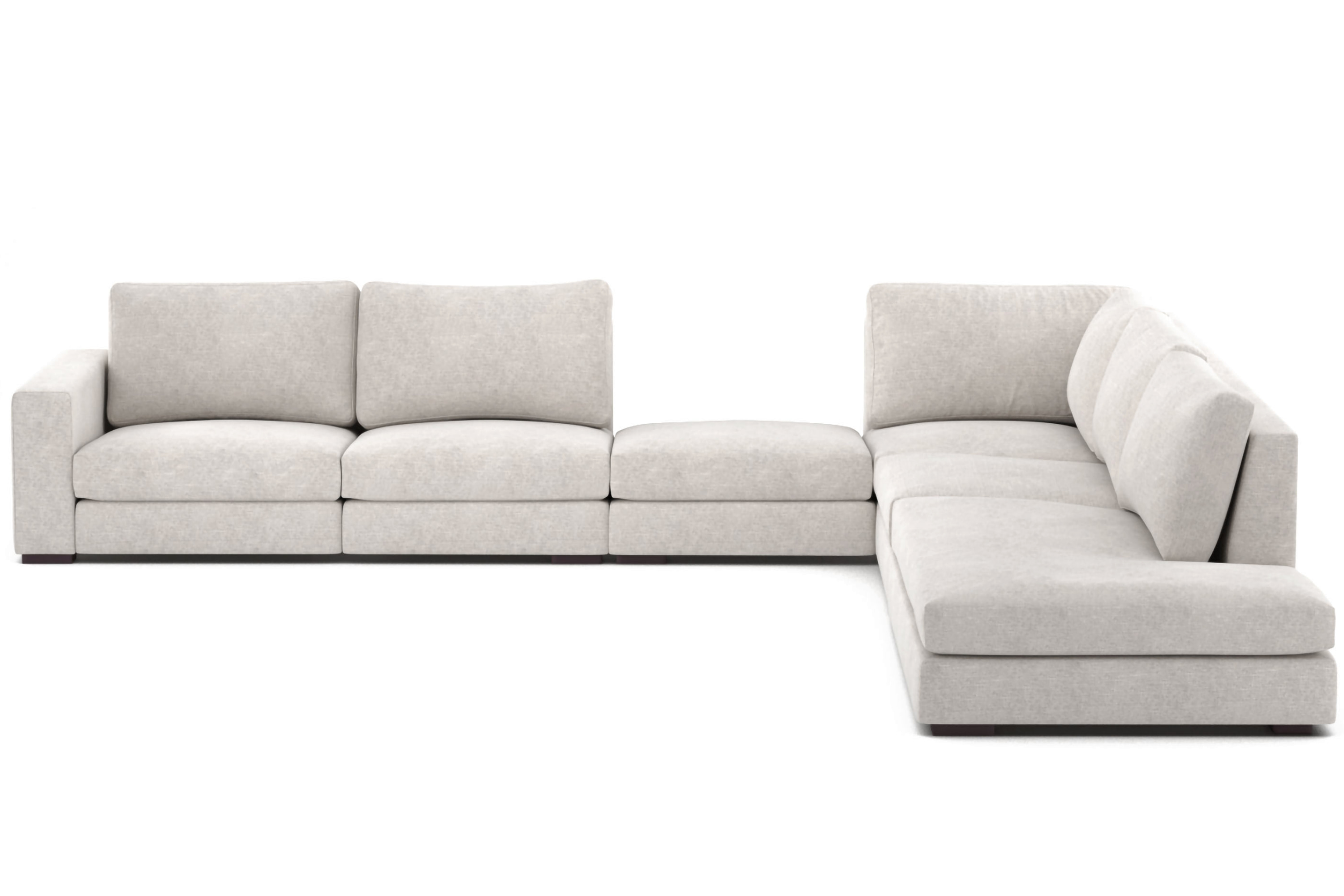 Угловой Диван Паркер с открытым краем  размер 392x345 см. Фото 1