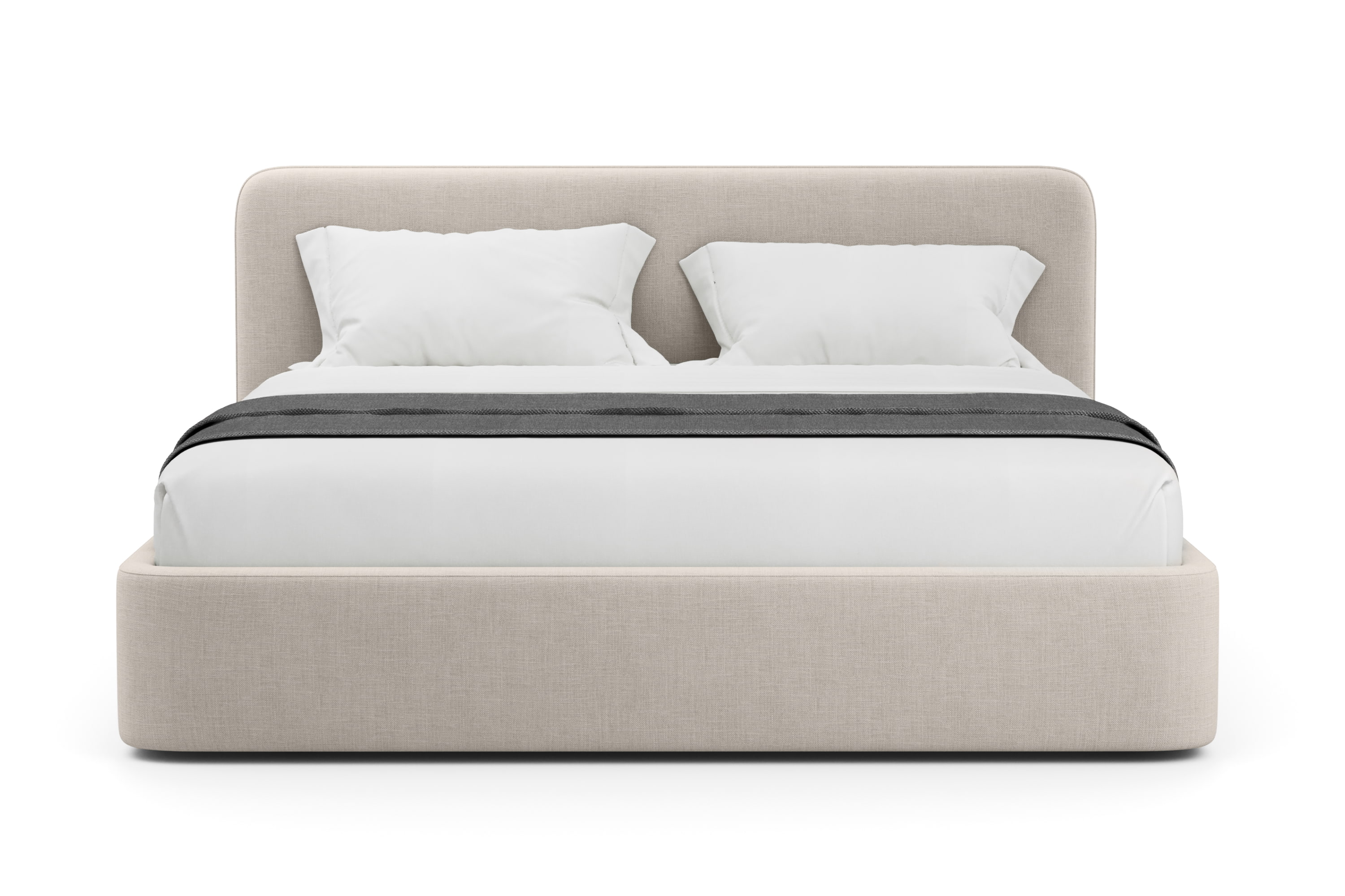 Кровать Барри 180 x 200 в шенилле Adriana с подъемным механизмом . Фото 1