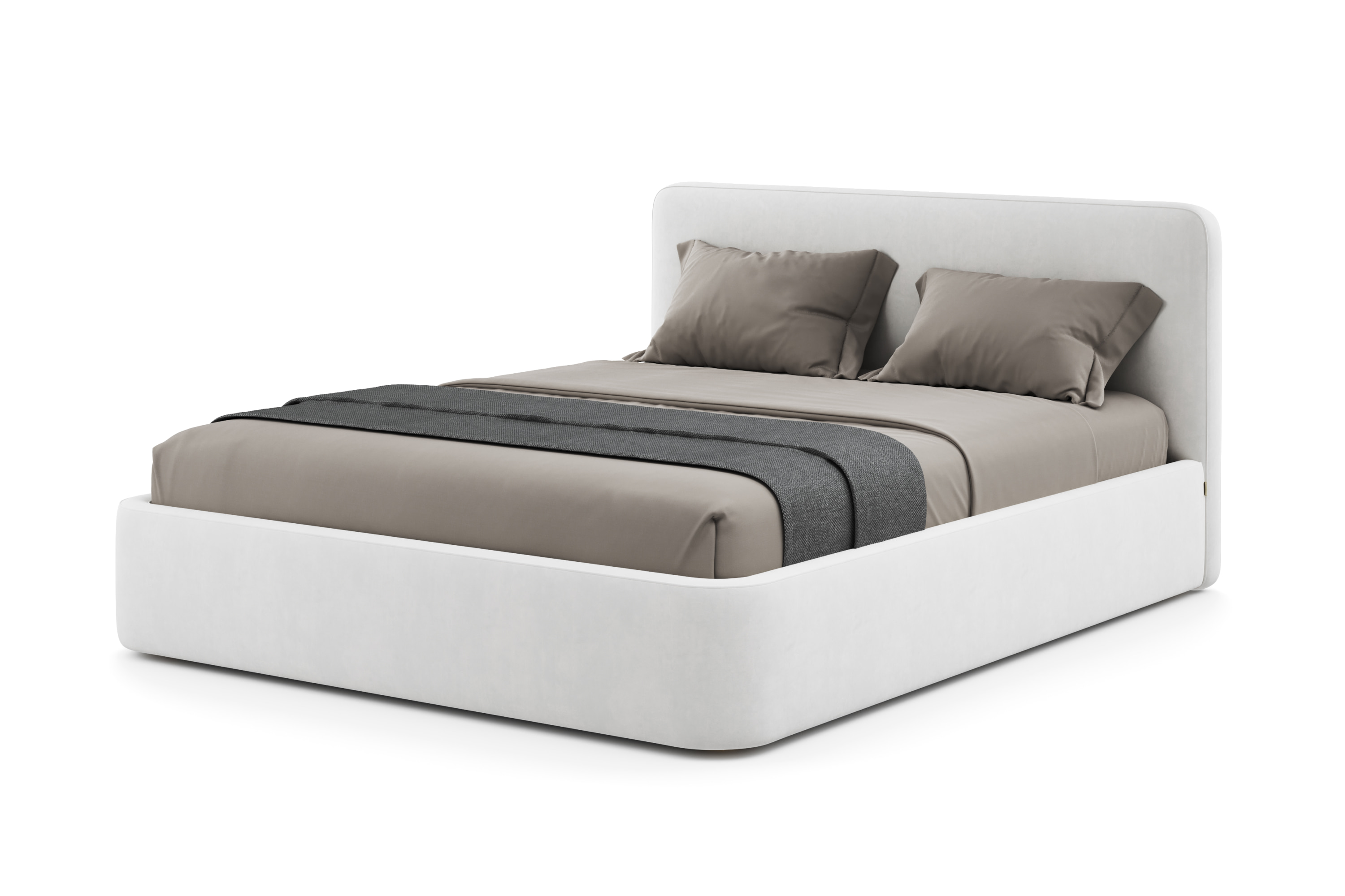 Кровать Бадди 160 x 200 в велюре Teddy с подъемным механизмом . Фото 2