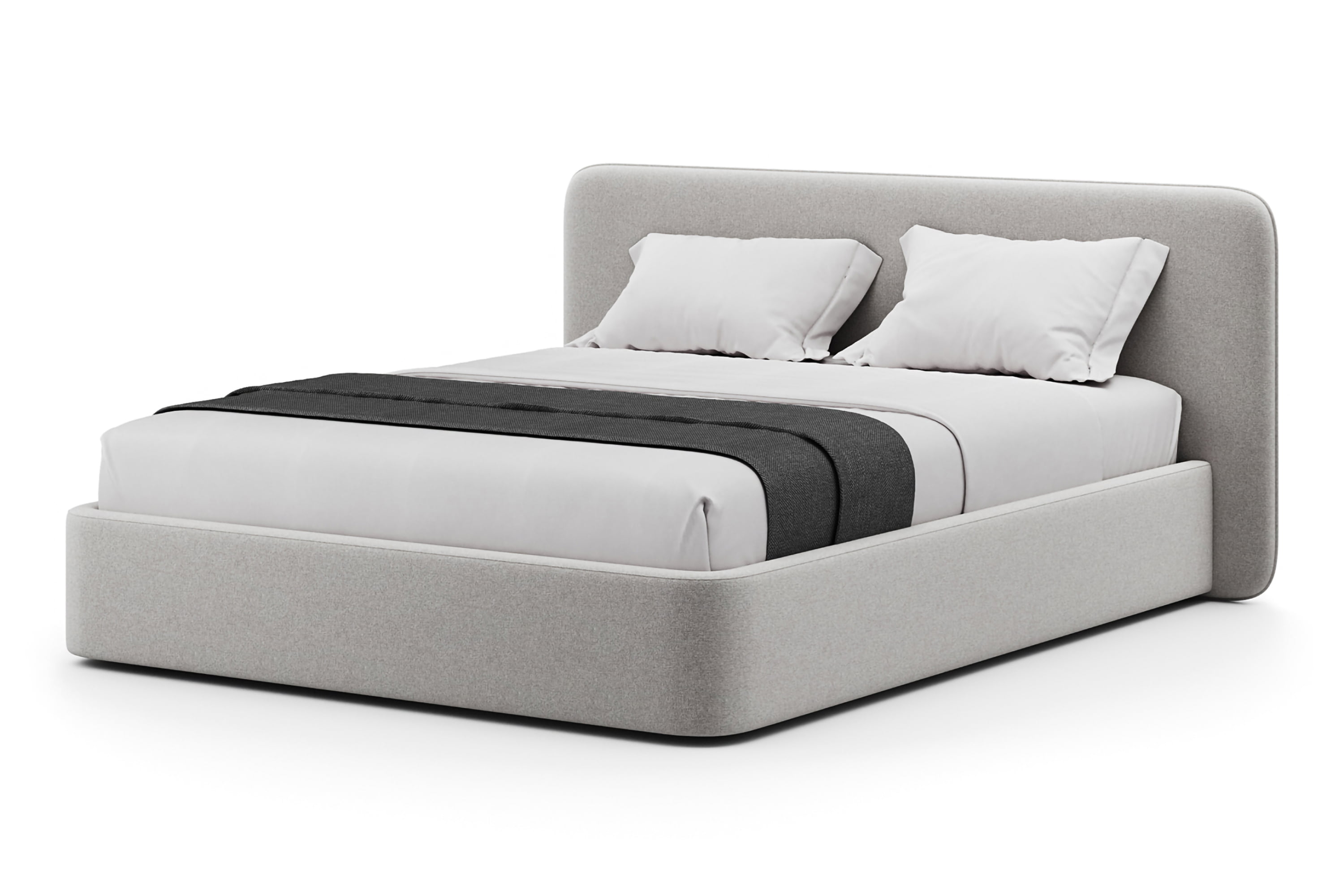 Кровать Барри 160 x 200 в рогожке Jazz с подъемным механизмом . Фото 2