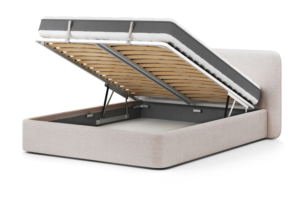 Кровать Барри 160 x 200 в велюре Missoni с подъемным механизмом . Фото 3