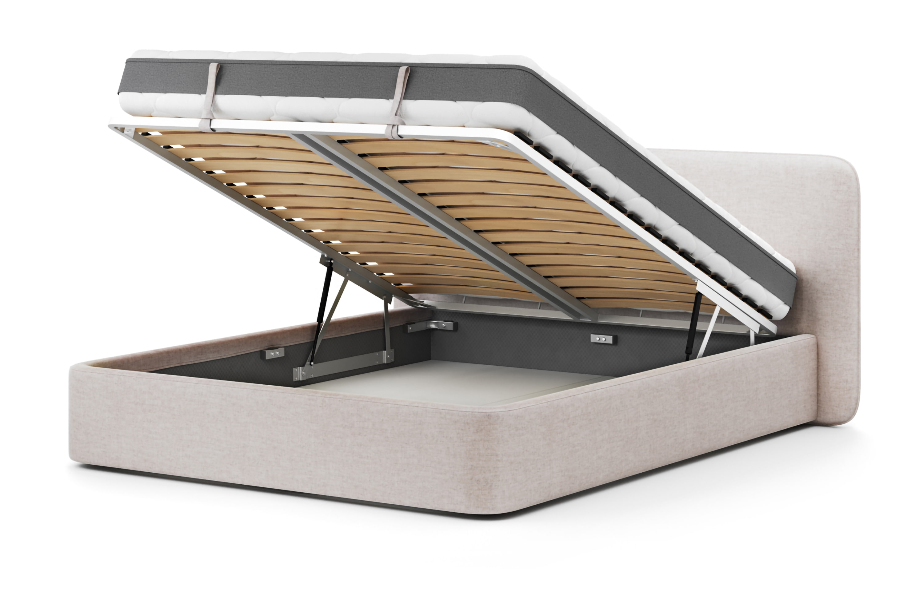 Кровать Барри 160 x 200 в велюре Missoni с подъемным механизмом . Фото 3